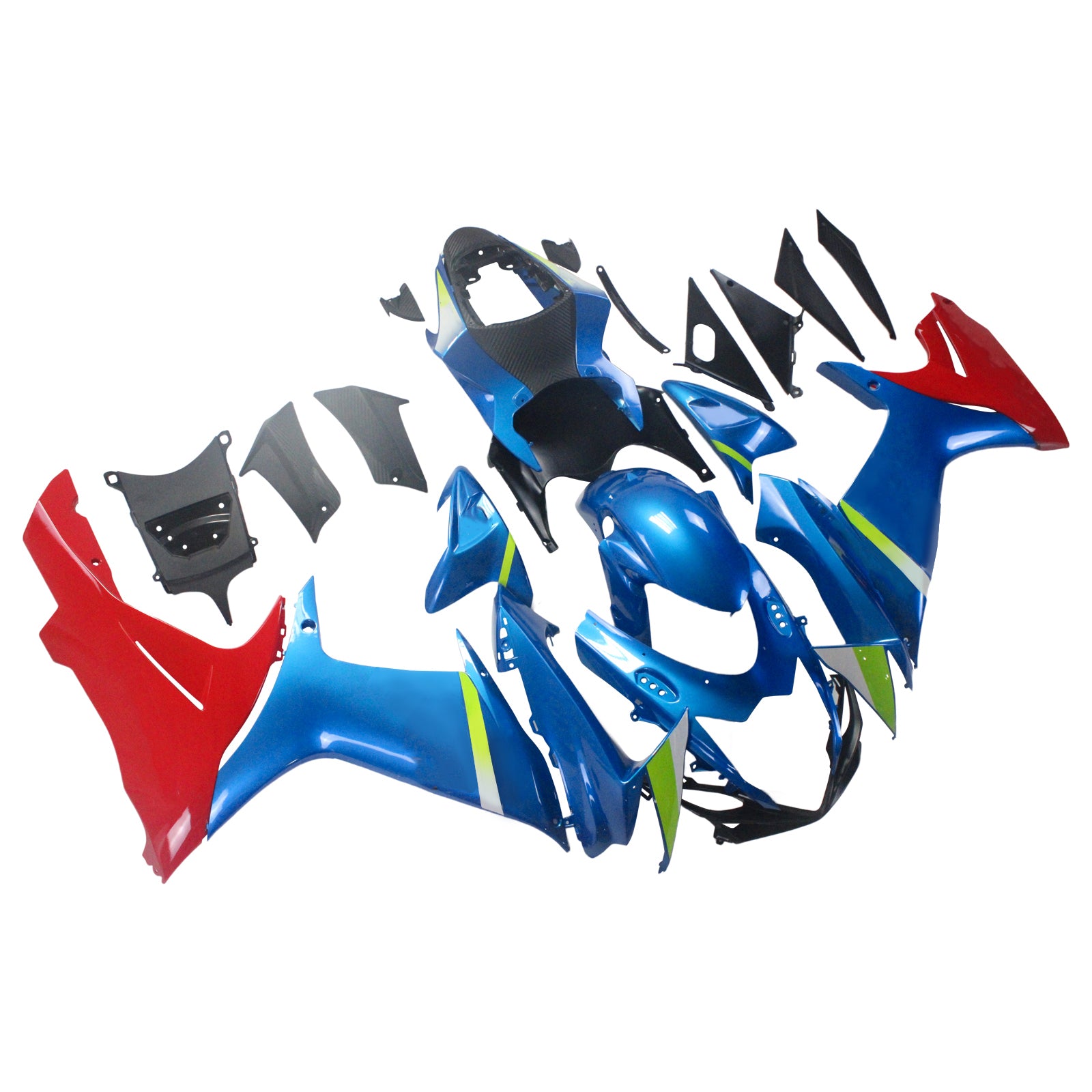 Amotopart Suzuki GSXR 600/750 2011-2025 K11 Komplet oklepa karoserije ABS plastika