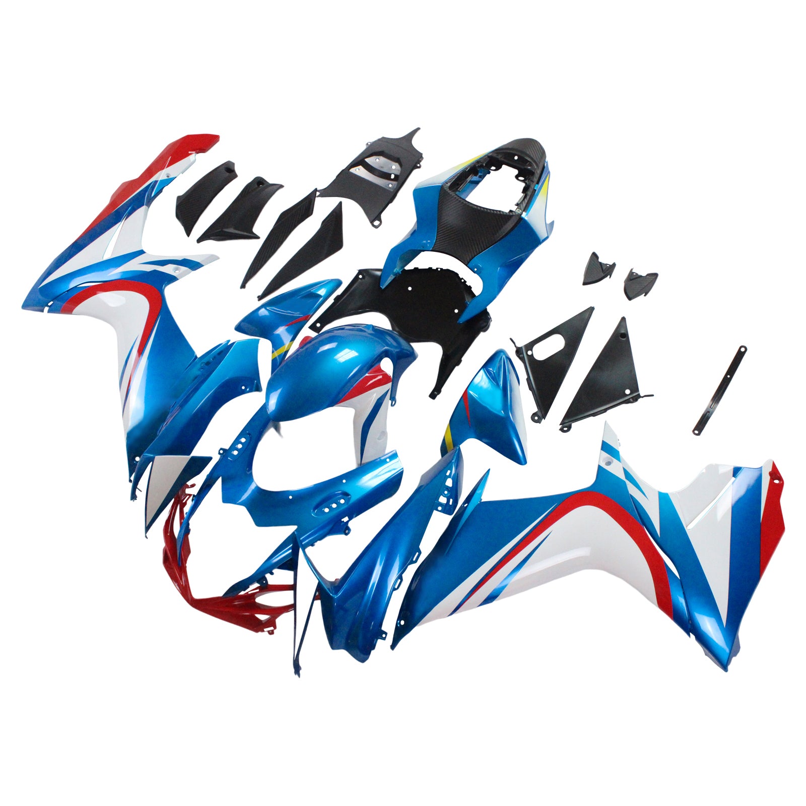 Amotopart Suzuki GSXR 600/750 2011-2025 Zestaw owiewek K11 Plastik ABS