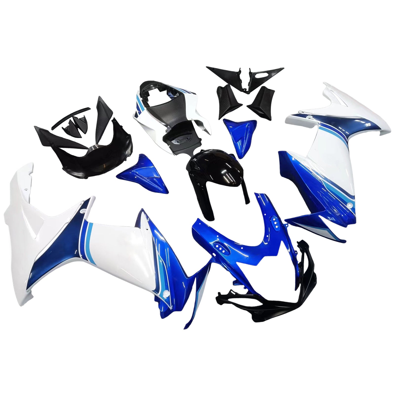 Amotopart Suzuki GSXR 600/750 2011-2025 K11 Carénage Kit Carrosserie Plastique ABS