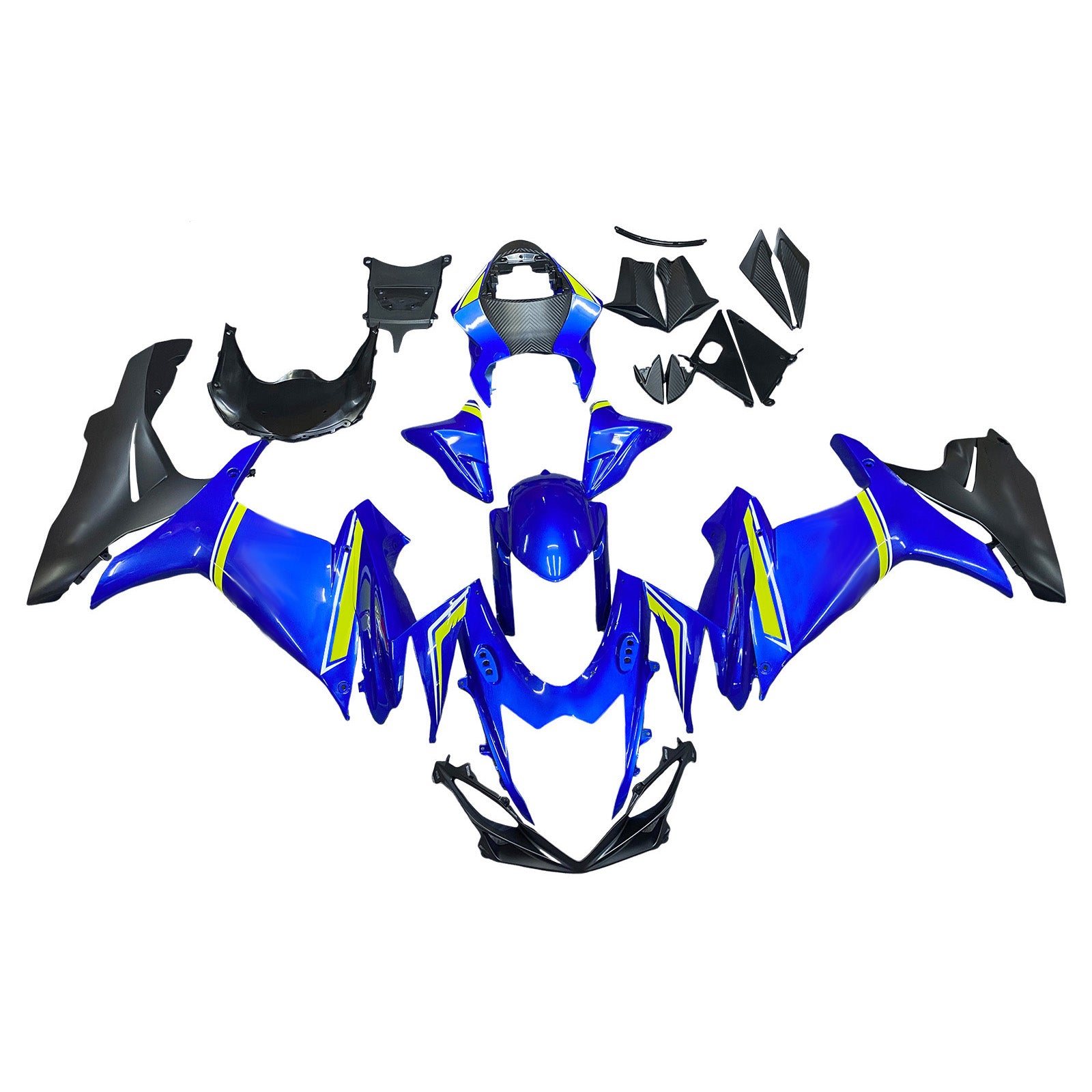 Amotopart Suzuki GSXR 600/750 2011-2025 K11 Kit de carenado de carrocería de plástico ABS