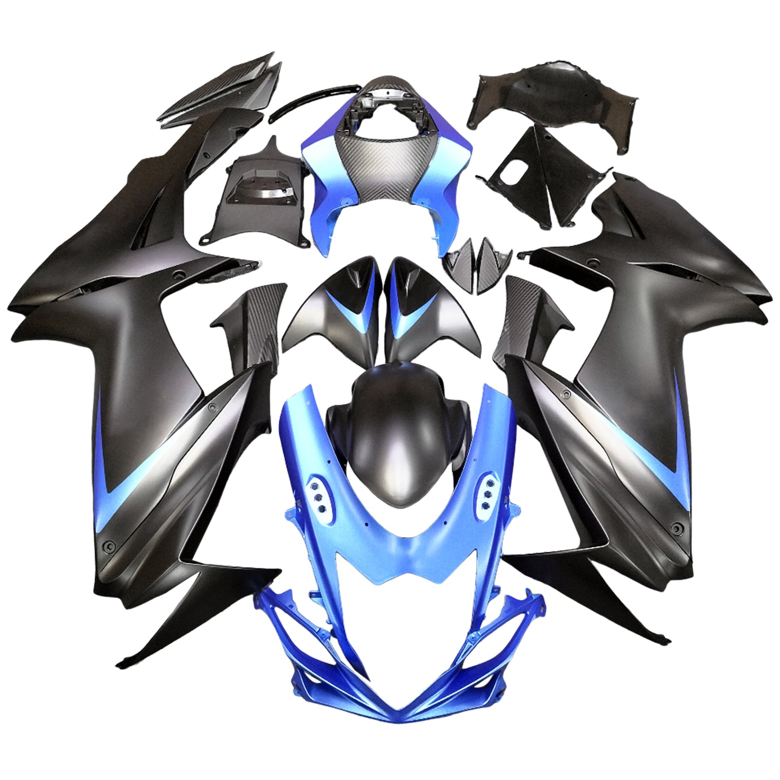 Amotopart Suzuki GSXR 600/750 2011-2025 K11 Kit de carenado de carrocería de plástico ABS