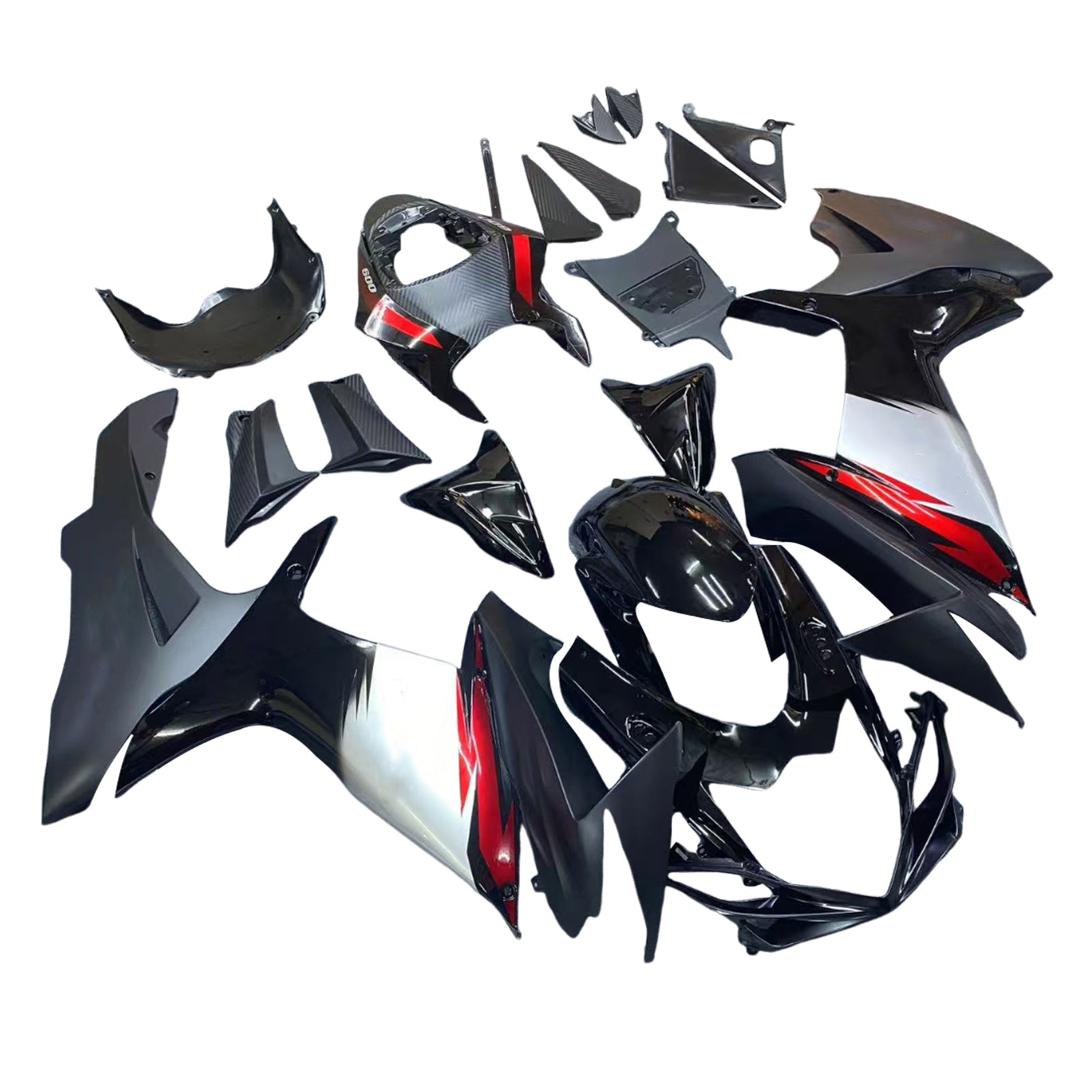 Amotopart Suzuki GSXR 600/750 2011-2025 K11 Kit de carenado de carrocería de plástico ABS