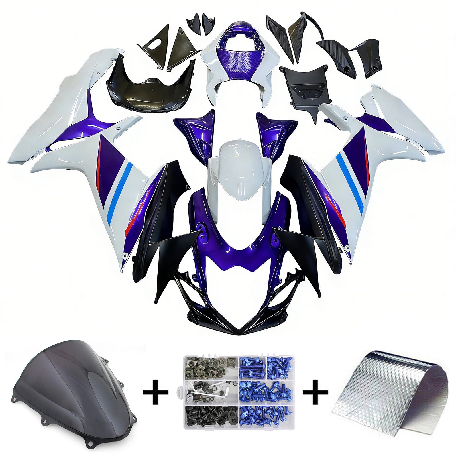 2011-2025 Suzuki GSXR 600/750 K11 Kit de carénage injection Amotopart Bodywork Plastic