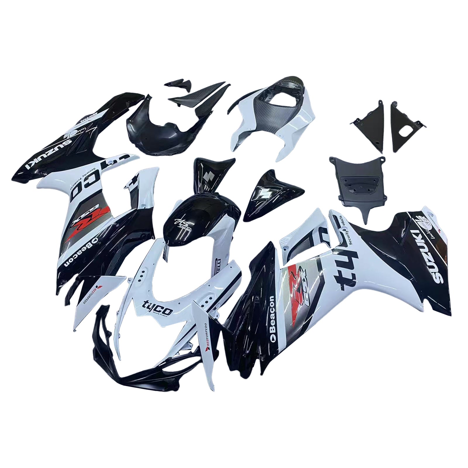 2011-2025 Suzuki GSXR 600/750 K11 Kit de carénage injection Amotopart Bodywork Plastic
