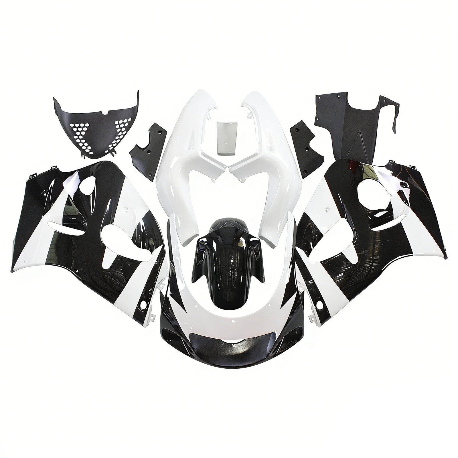 Amotopart Suzuki GSXR 600/750 1996-2000 Kit Carénage Carrosserie Plastique ABS