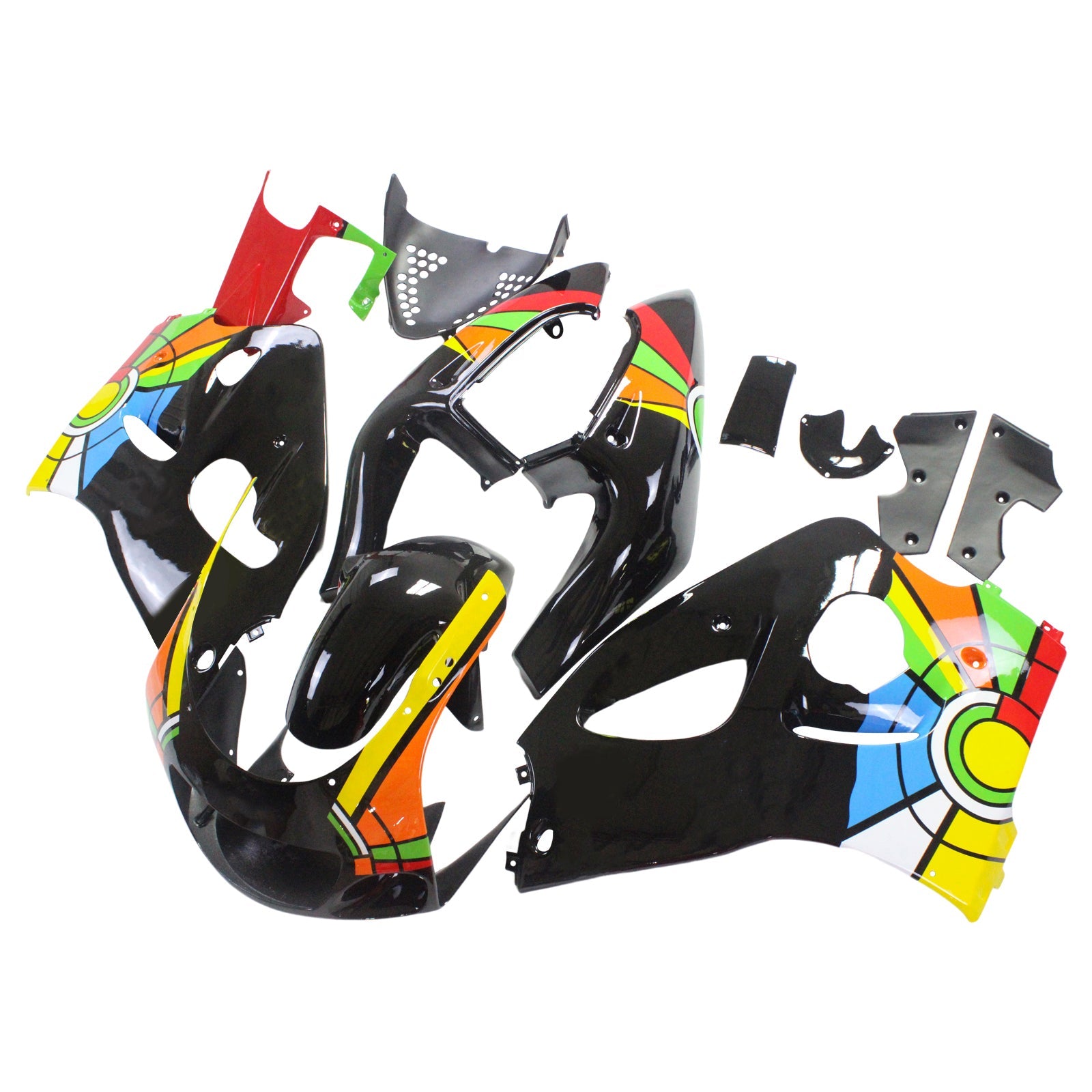 Amotopart Suzuki GSXR 600/750 1996-2000 Kit Carroserie Plastic Abs