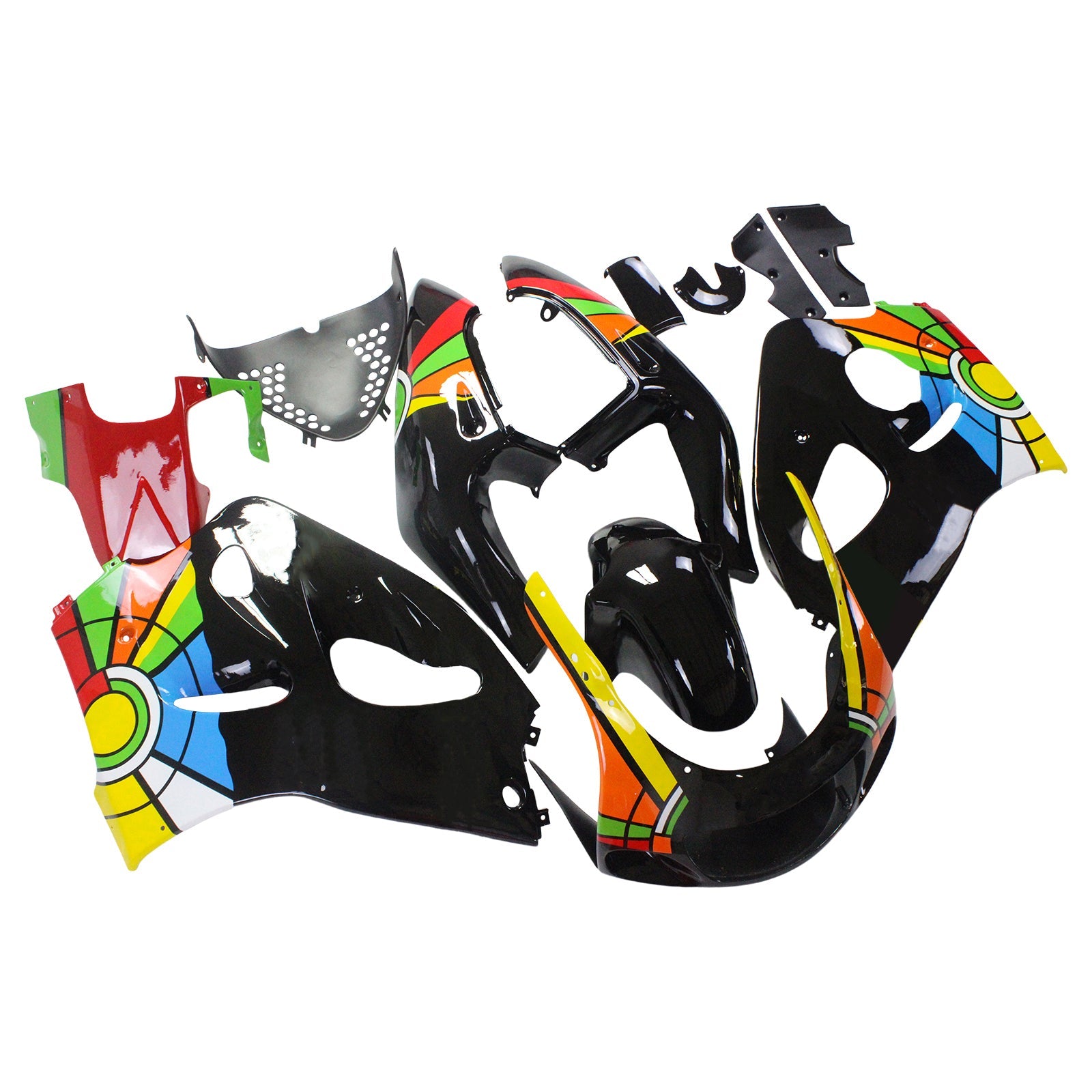 Amotopart Suzuki GSXR 600/750 1996-2000 Kit Carroserie Plastic Abs