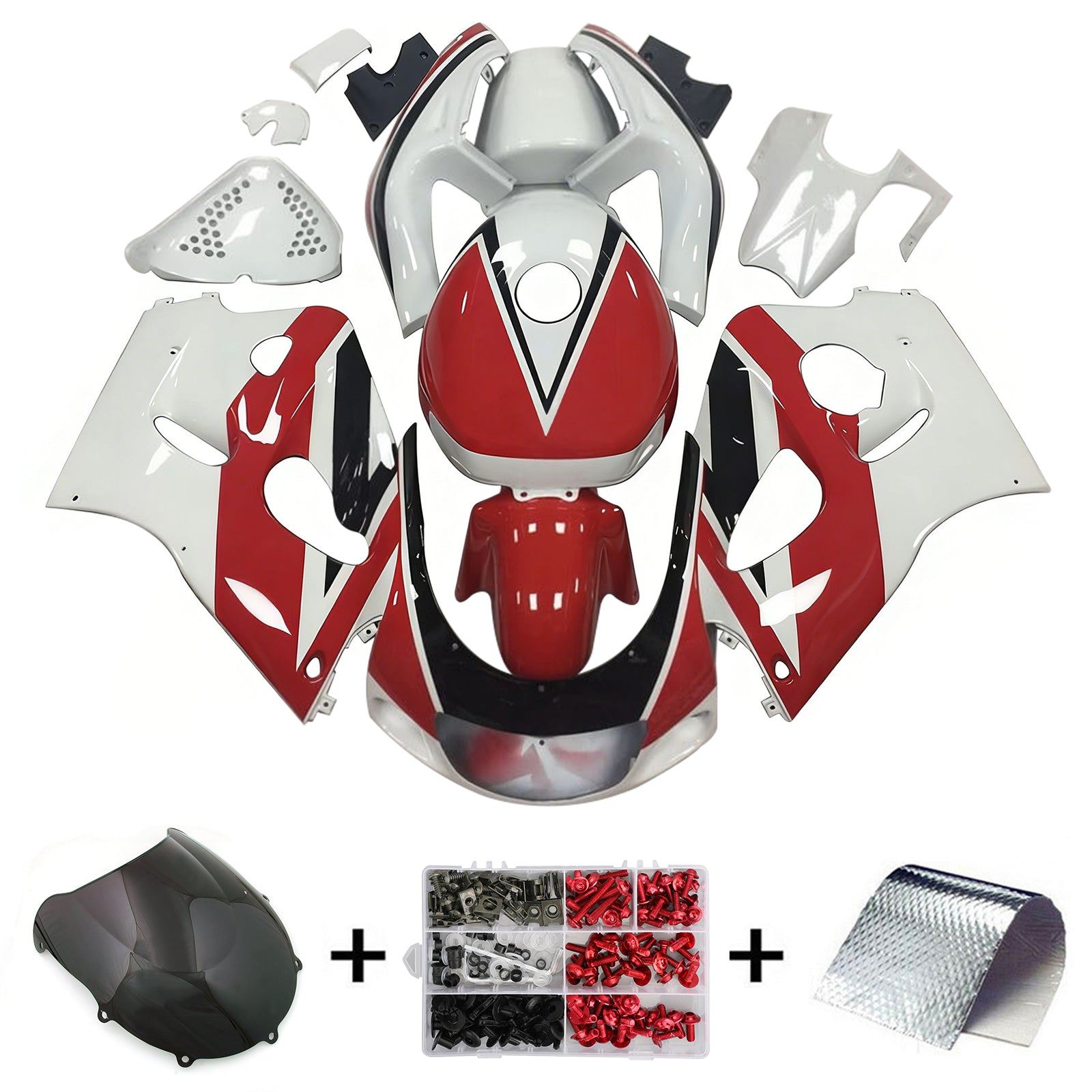 Amotopart Suzuki GSXR600 1996-2000 GSXR750 1996-1999 päällirakenteen suojasarja