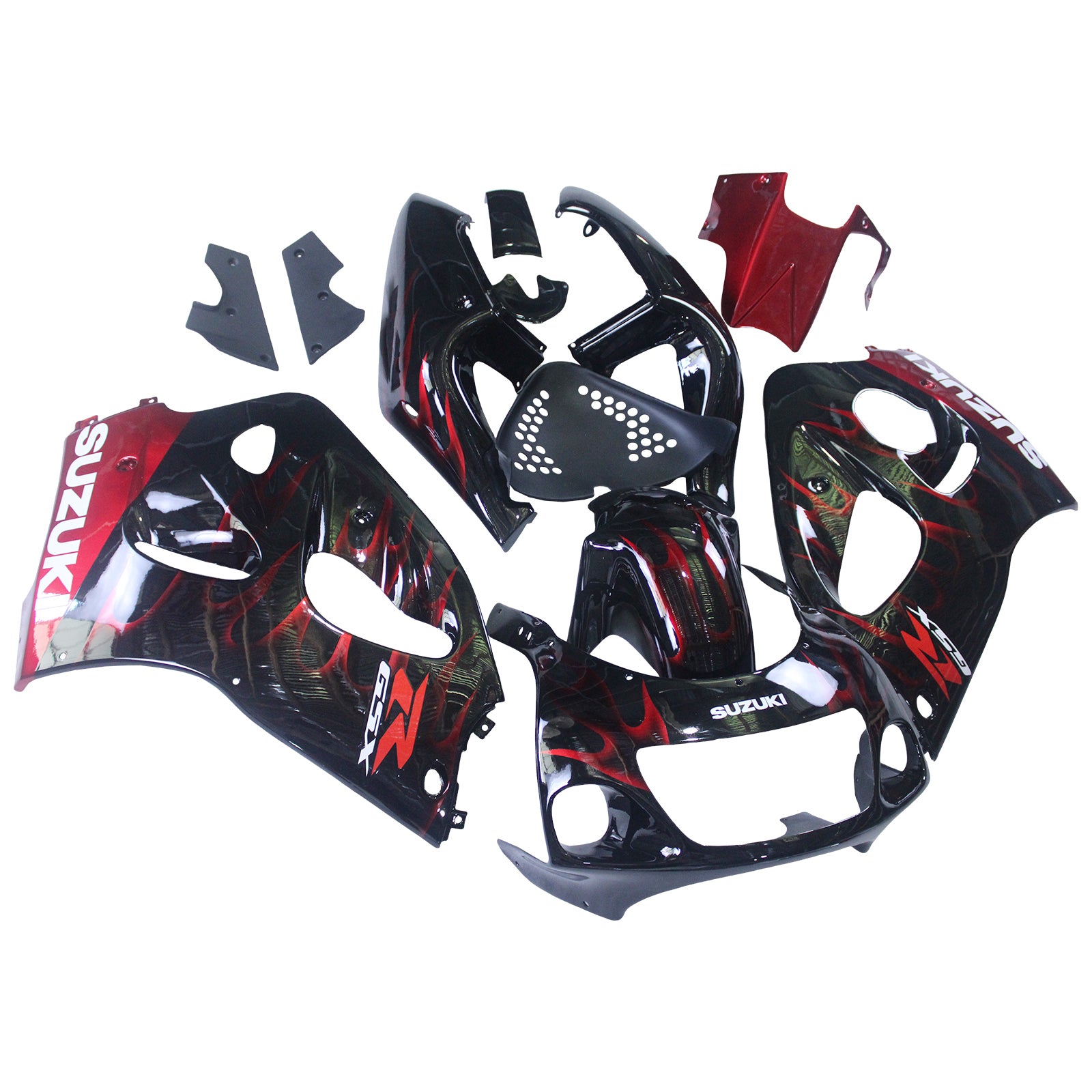 Amotopart Suzuki GSXR600 1996-2000 GSXR750 1996-1999 Kit de carénage carrosserie