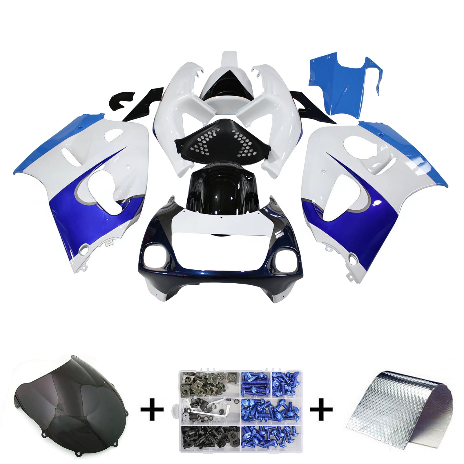Amotopart Suzuki GSXR600 1996-2000 GSXR750 1996-1999 päällirakenteen suojasarja