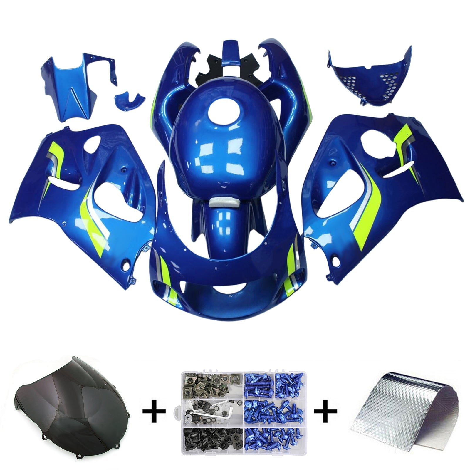 Amotopart Suzuki GSXR600 1996-2000 GSXR750 1996-1999 päällirakenteen suojasarja