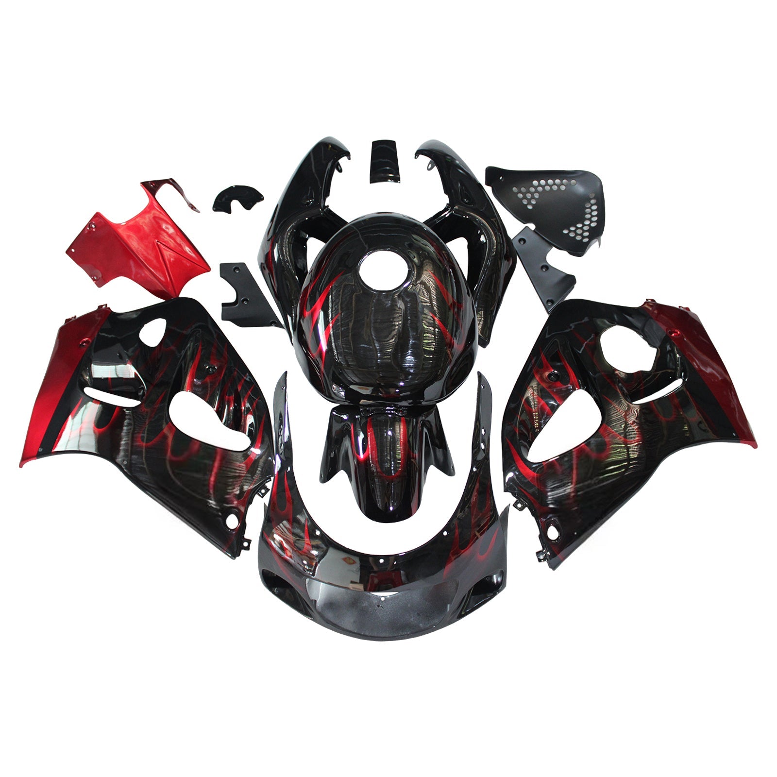 Amotopart Suzuki GSXR600 1996-2000 GSXR750 1996-1999 Kit de carenado de carrocería