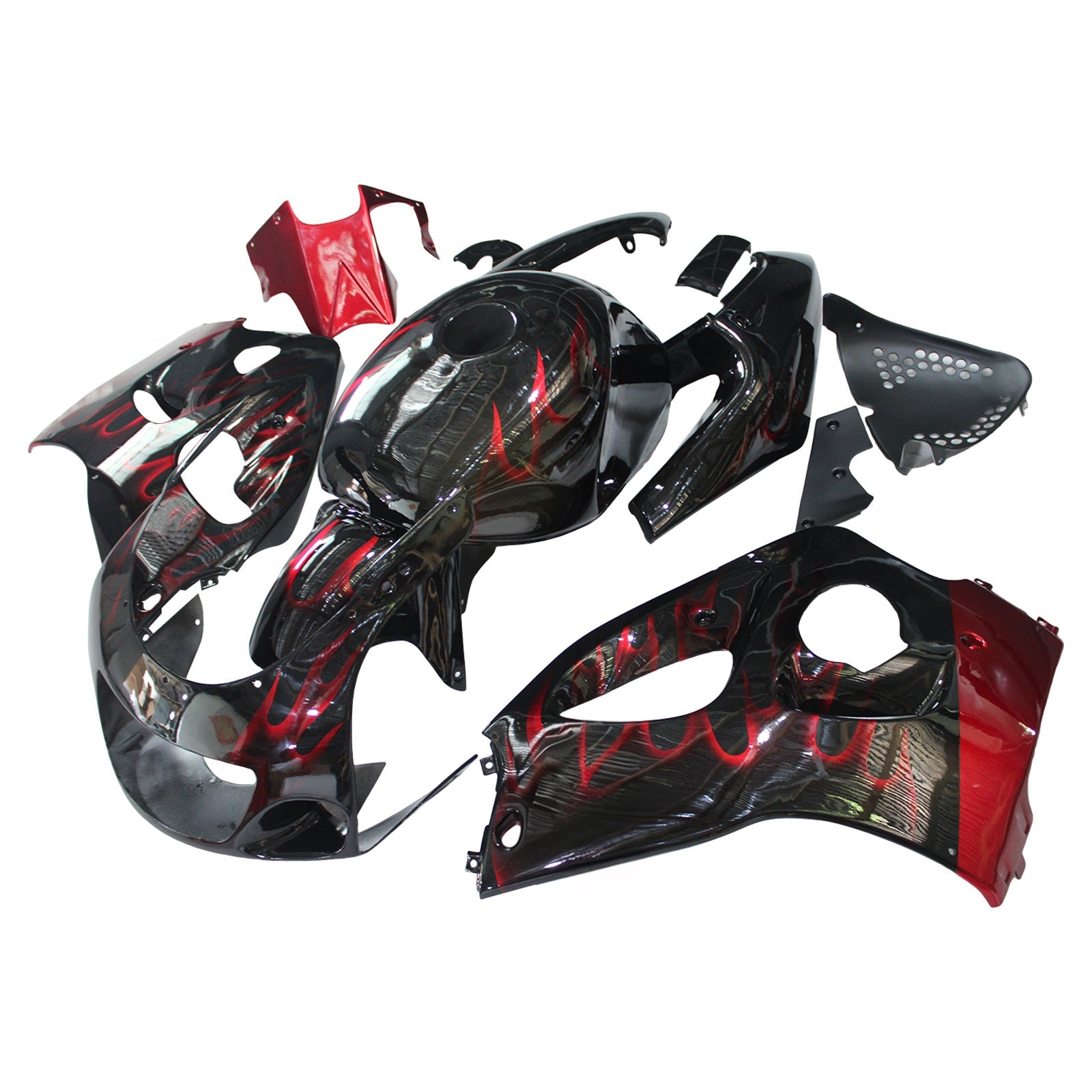 Amotopart Suzuki GSXR600 1996-2000 GSXR750 1996-1999 Kit de carenado de carrocería