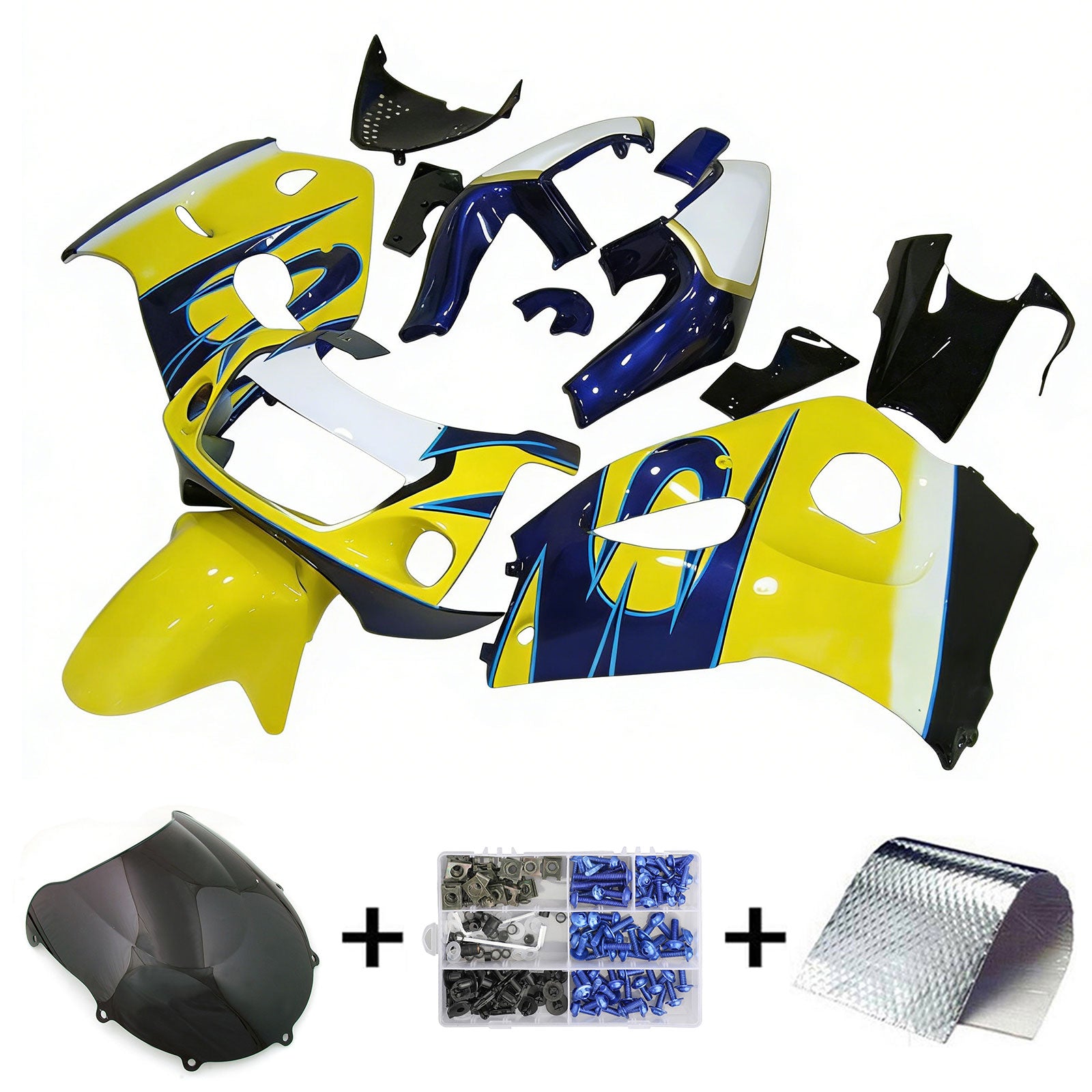 1996-2000 Suzuki GSXR600 1996-1999 GSXR750 Kit de carénage d'injection carrosserie