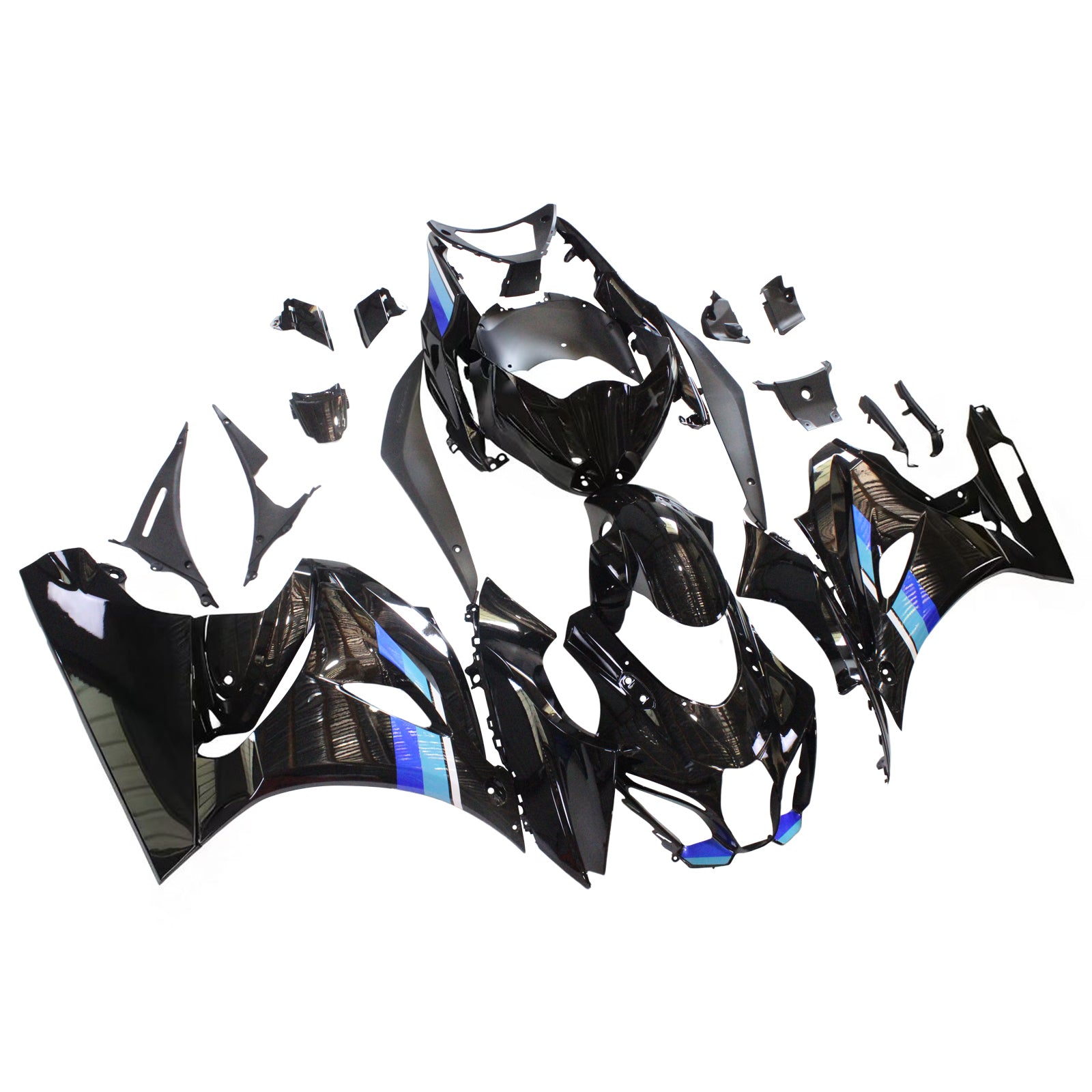 Amotopart Suzuki GSXR1000 2017-2020 K17 Carénage Kit Carrosserie Plastique ABS