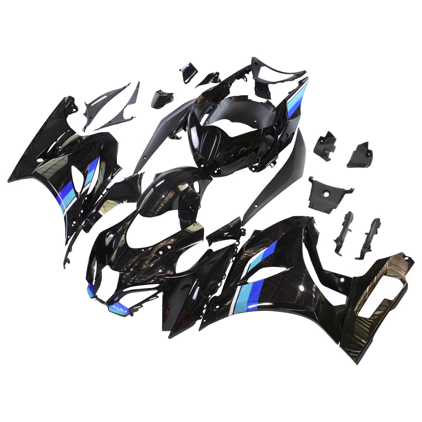 Amotopart Suzuki GSXR1000 2017-2020 K17 Carénage Kit Carrosserie Plastique ABS