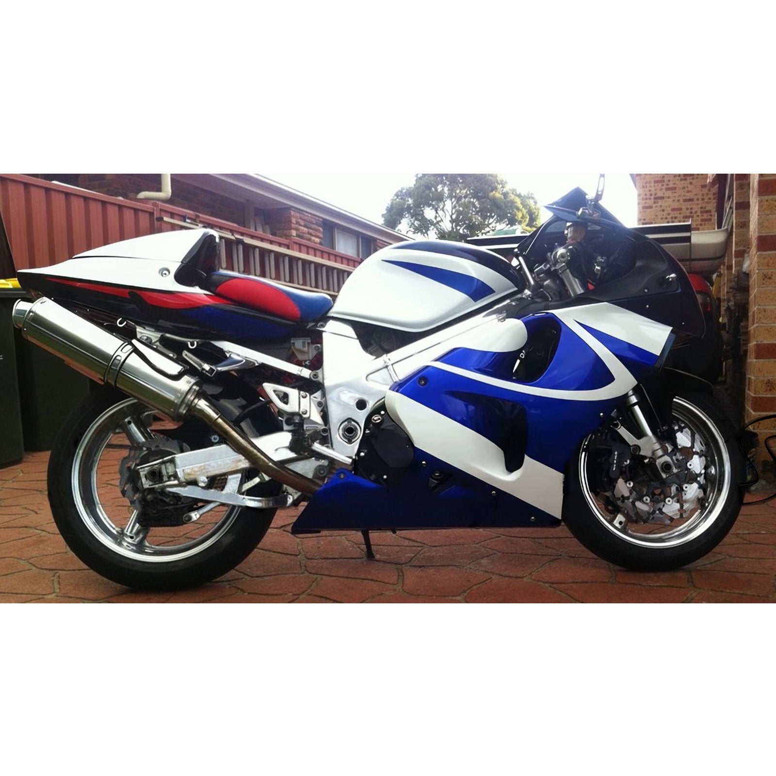 Amotopart Suzuki TL1000R 1998-2003 Kit Carénage Carrosserie Plastique ABS