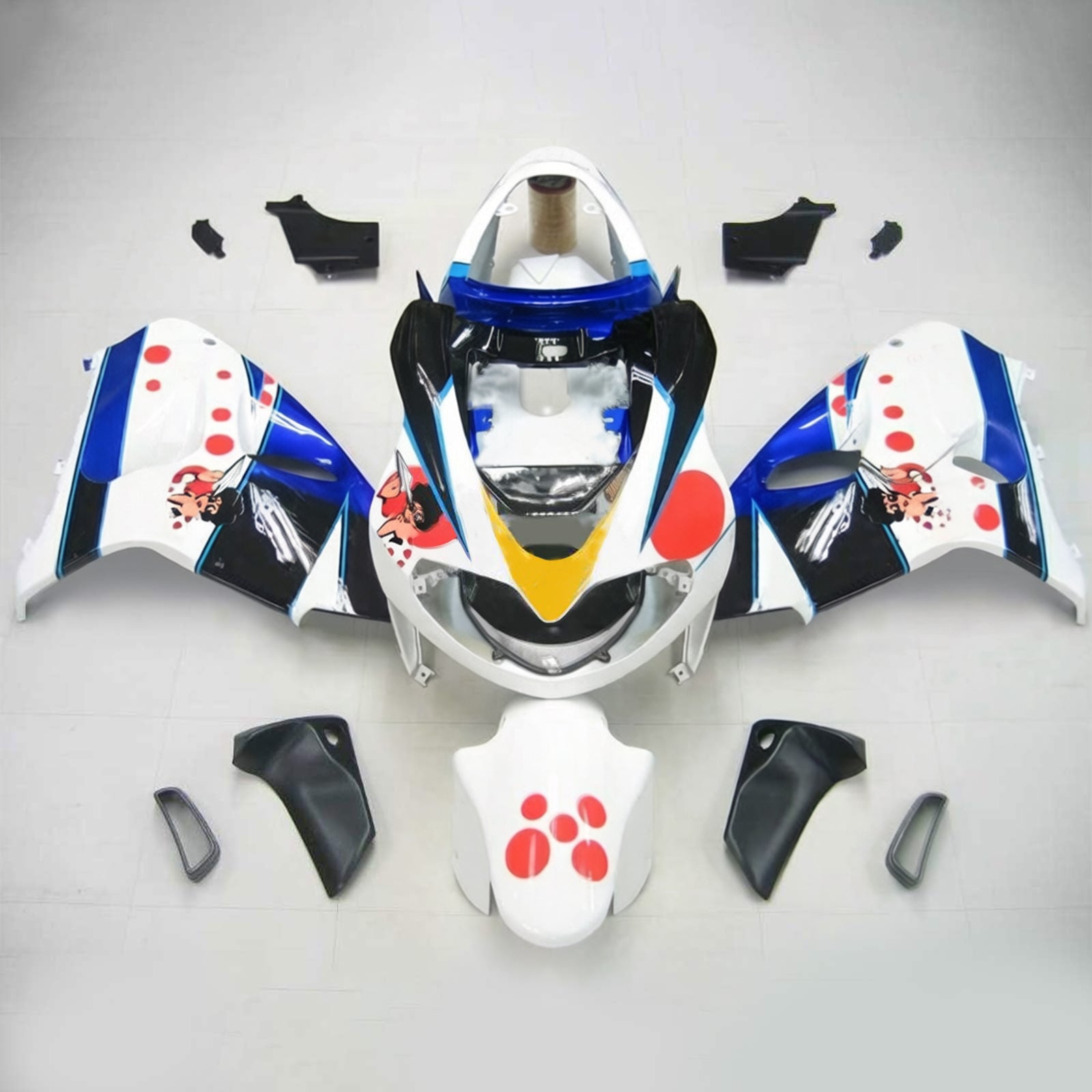 Amotopart Suzuki TL1000R 1998-2003 ABS kunststof carrosseriekuipset