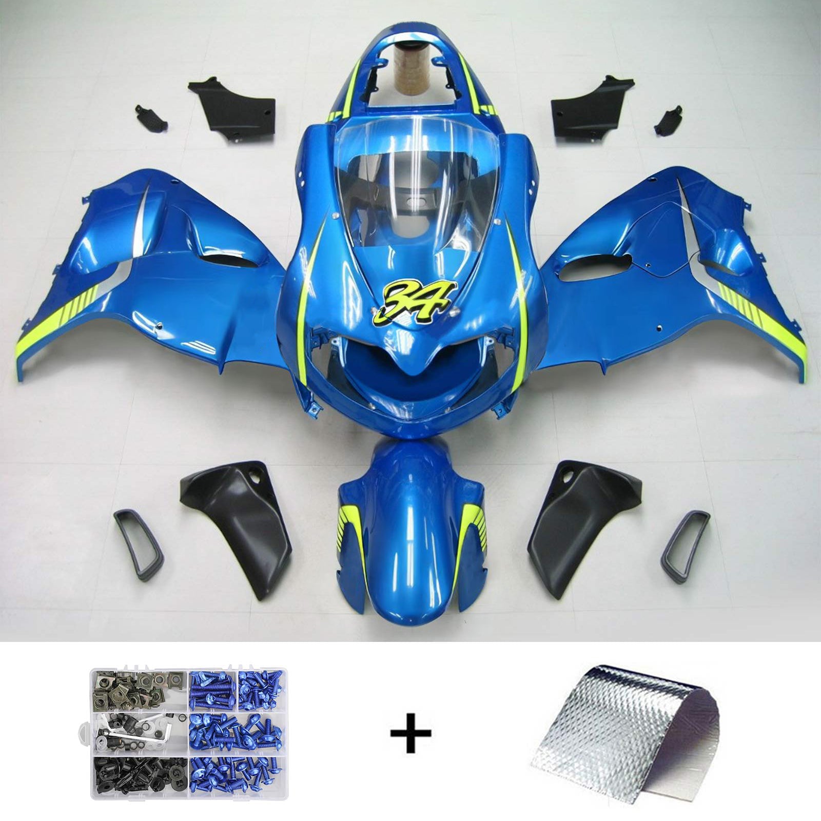 Amotopart Suzuki TL1000R 1998-2003 ABS kunststof carrosseriekuipset