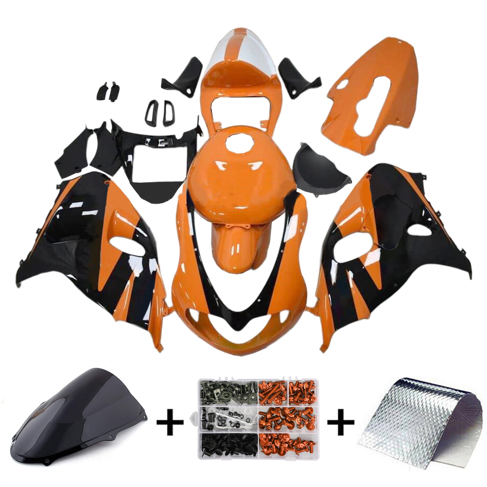 1998-2003 Suzuki TL1000R ruiskutussuojasarja ABS muovinen kori