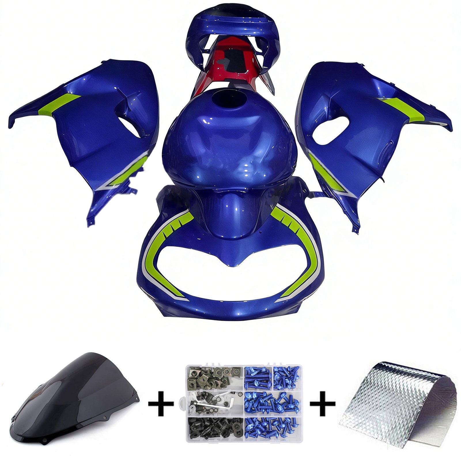 1998-2003 Suzuki TL1000R Kit de carénage d'injection carrosserie plastique ABS
