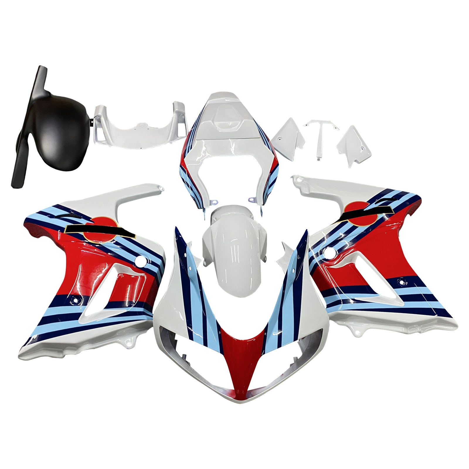 Amotopart Suzuki SV650 SV1000 2003-2011 Zestaw owiewek Nadwozie Tworzywo ABS