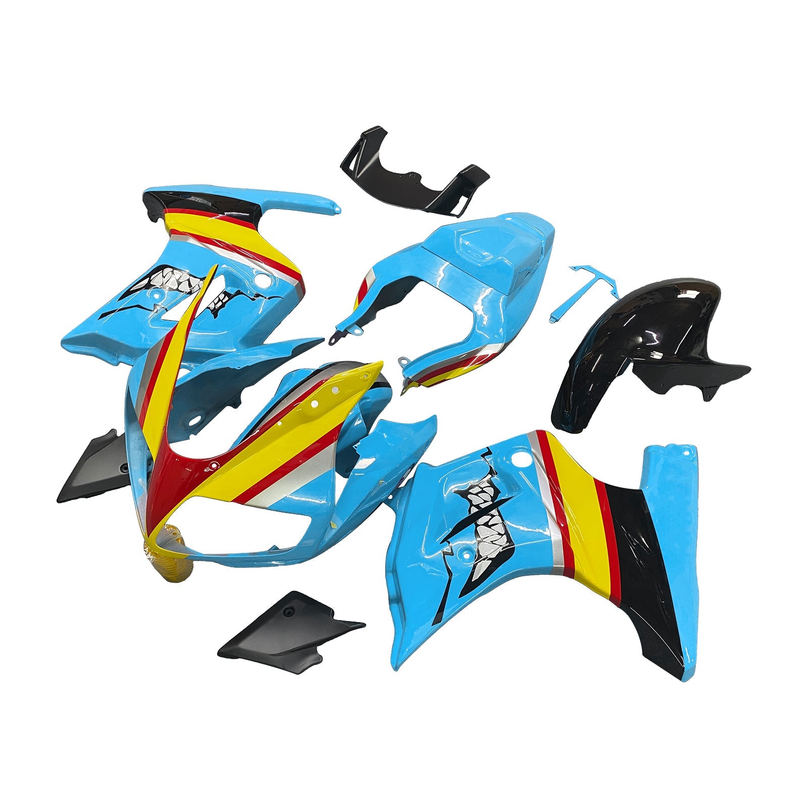 Amotopart Suzuki SV650 SV1000 2003-2011 Kit de carénage Carrosserie Plastique ABS