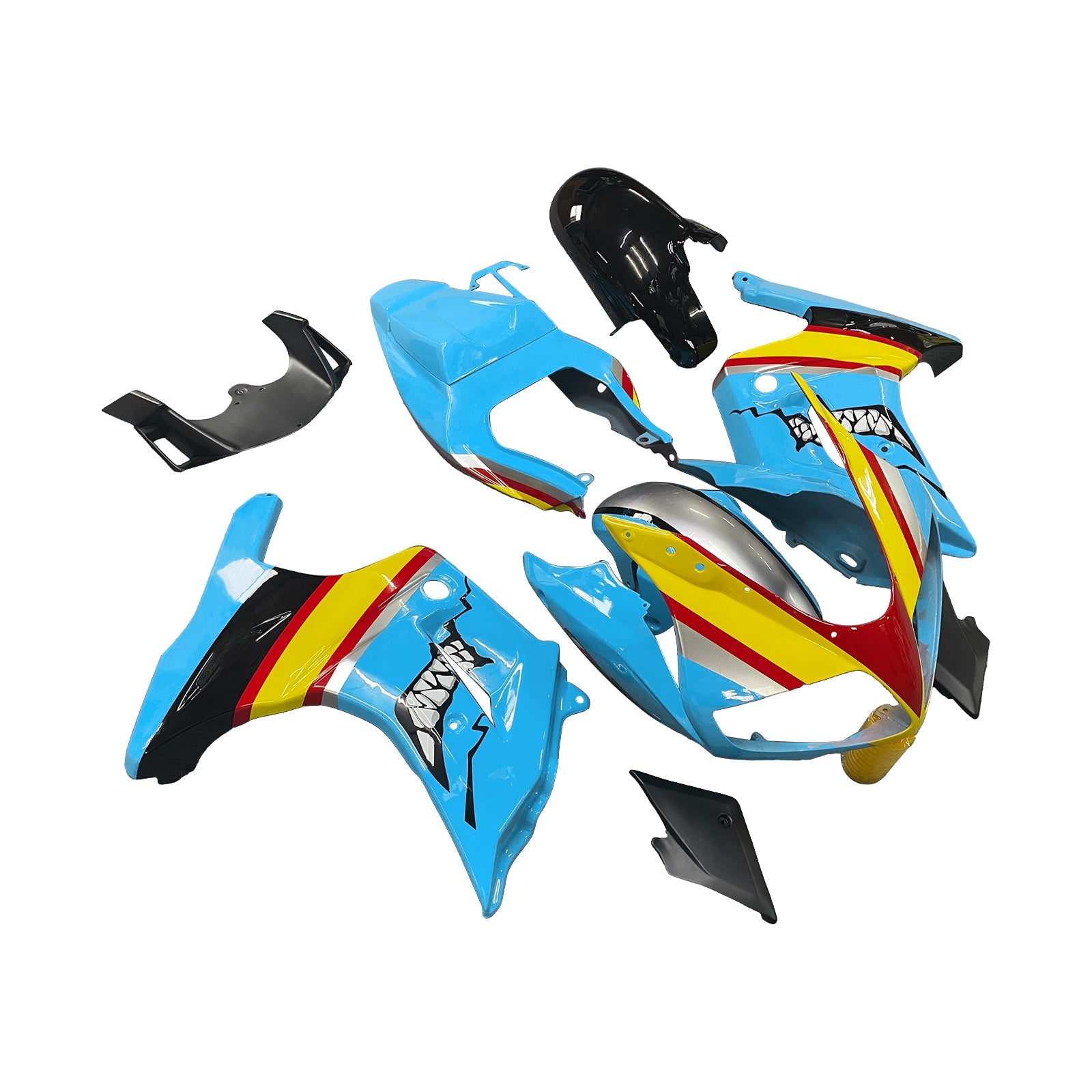 Amotopart Suzuki SV650 SV1000 2003-2011 Kit de carénage Carrosserie Plastique ABS