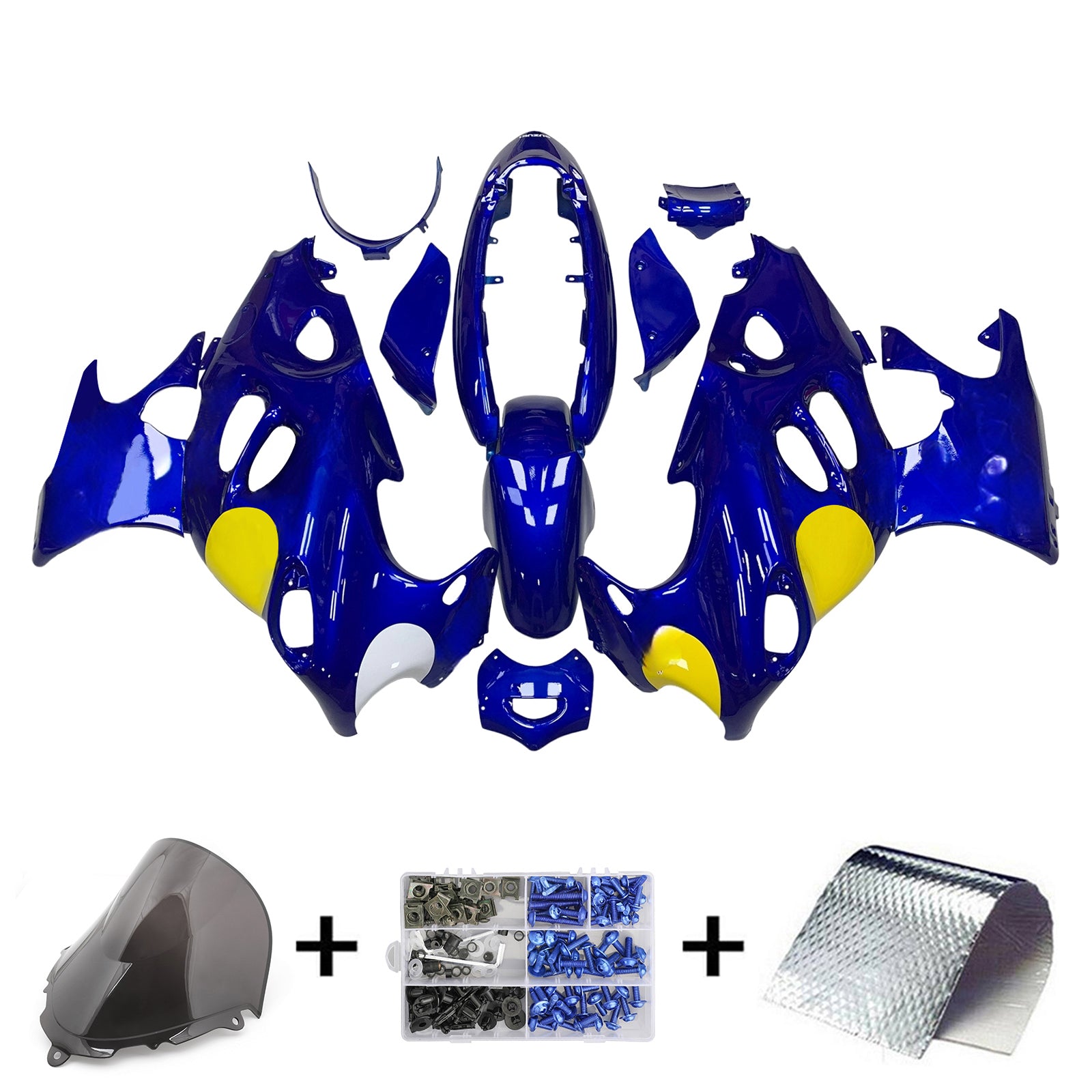 Kit de carénage Amotopart Suzuki Katana GSXF600 GSXF750 2005-2006