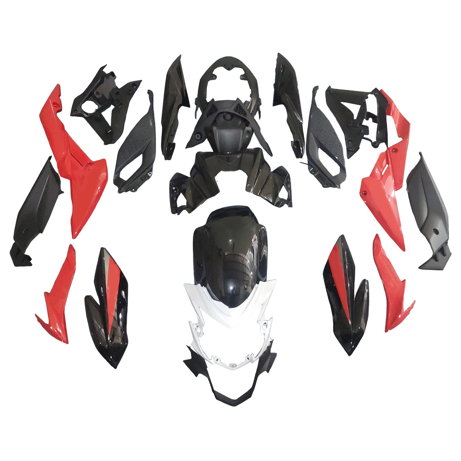 Amotopart Suzuki GSX-S 750 2017-2021 Kit Carénage Carrosserie Plastique ABS
