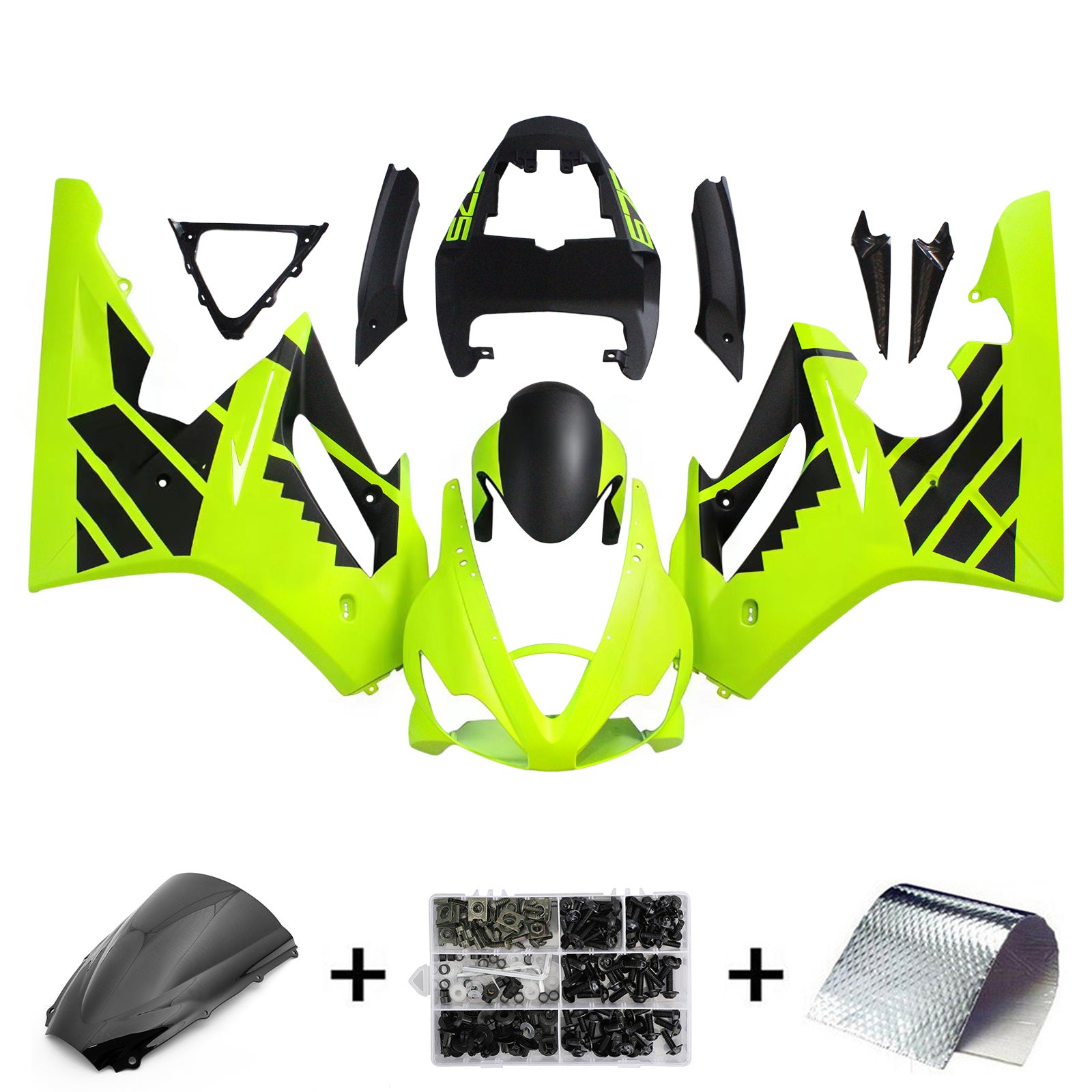 Injekcijski komplet, plastično telo za Triumph Daytona 675 2006-2008