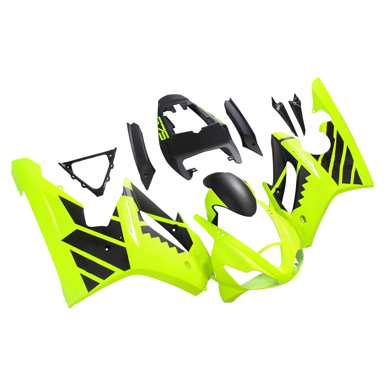 Kit de carénage par injection , carrosserie en plastique ABS Pour Triumph Daytona 675 2006-2008