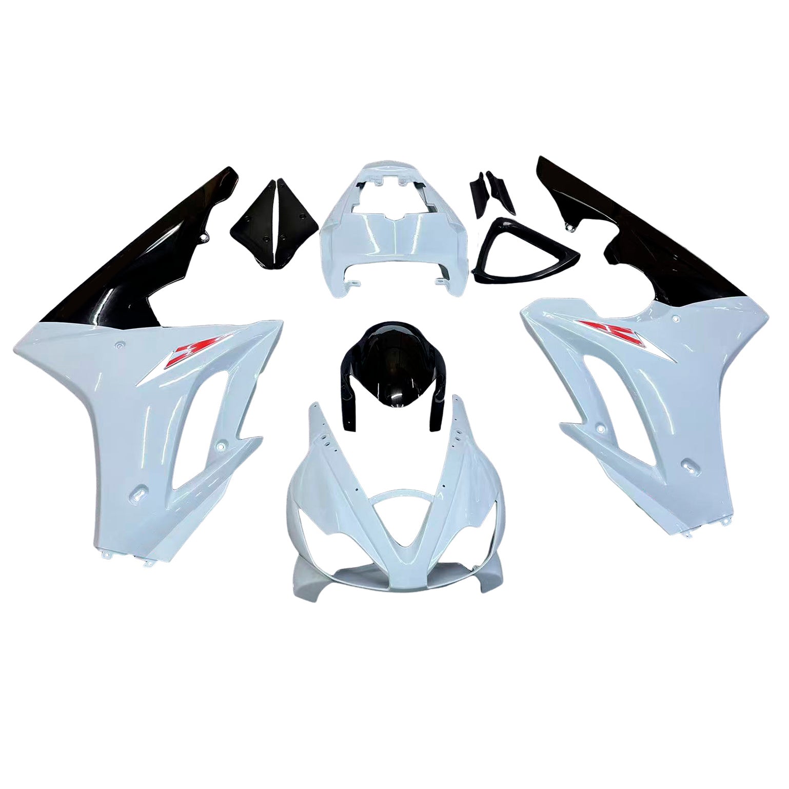 Amotopart Triumph Daytona 675 2006-2008 ABS kunststof carrosseriekuipset