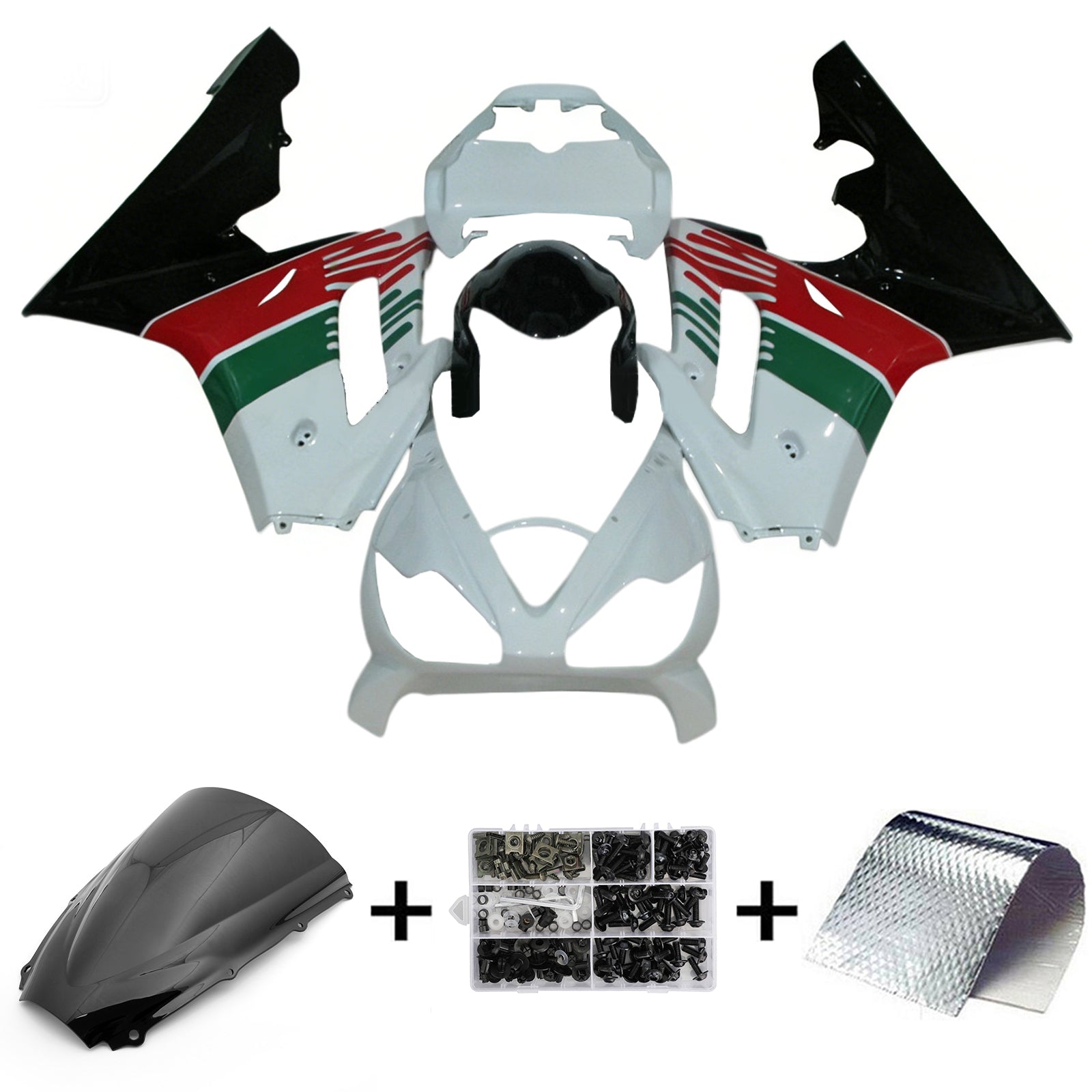 Amotopart Triumph Daytona 675 2006-2008 ABS muovinen korirakennesarja
