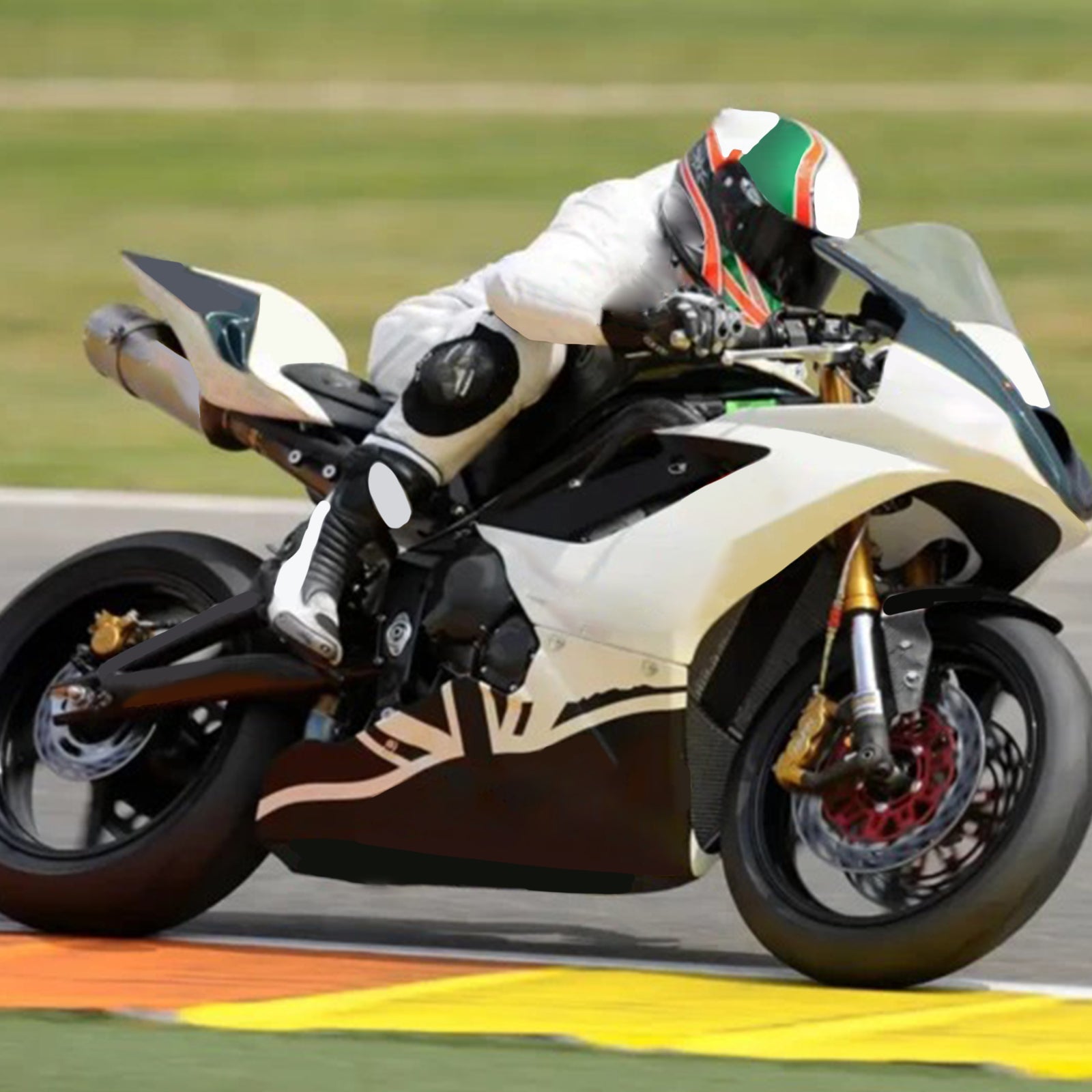 Amotopart Triumph Daytona 675 2006-2008 Zestaw owiewek plastikowych ABS