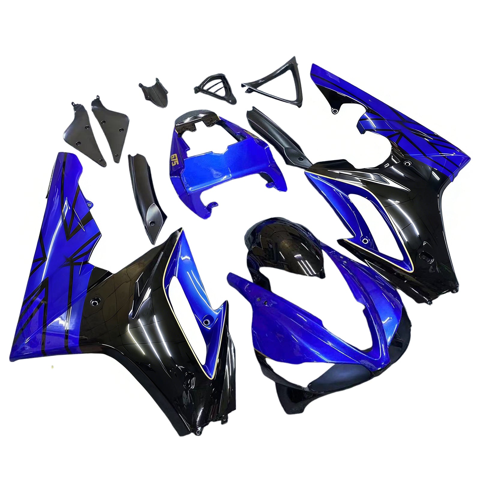 Amotopart Triumph Daytona 675 2009-2012 ABS muovinen korin suojasarja