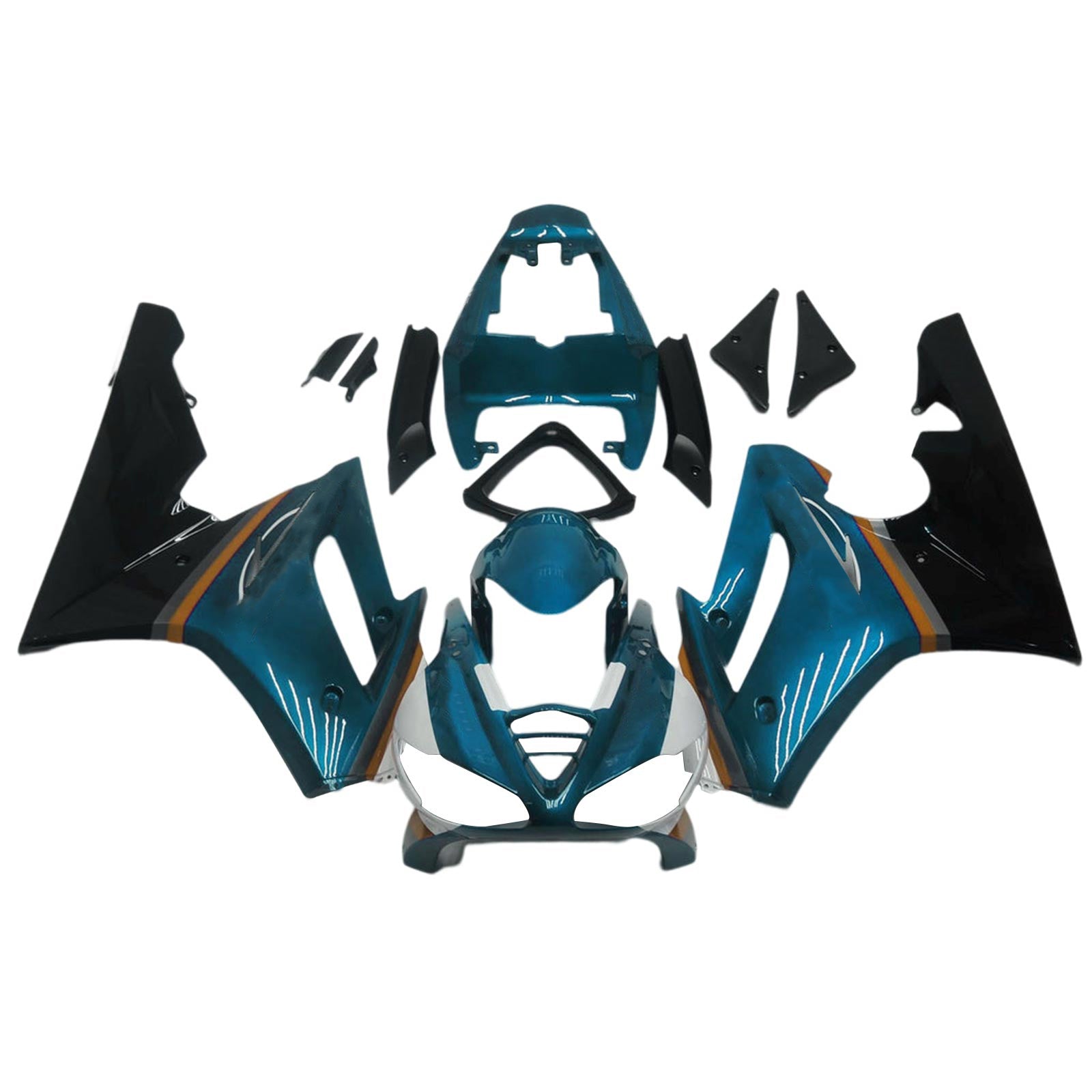 Amotopart Triumph Daytona 675 2009-2012 ABS kunststof carrosseriekuipset