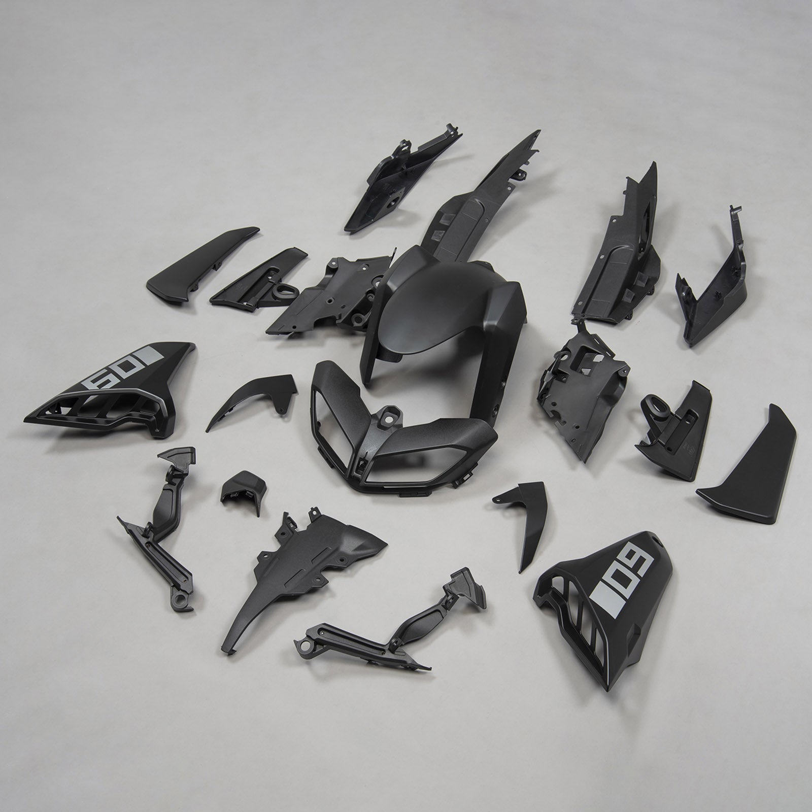 Carénage de carrosserie en plastique ABS 'injection Amotopart pour Yamaha MT-09 2017-2020 générique