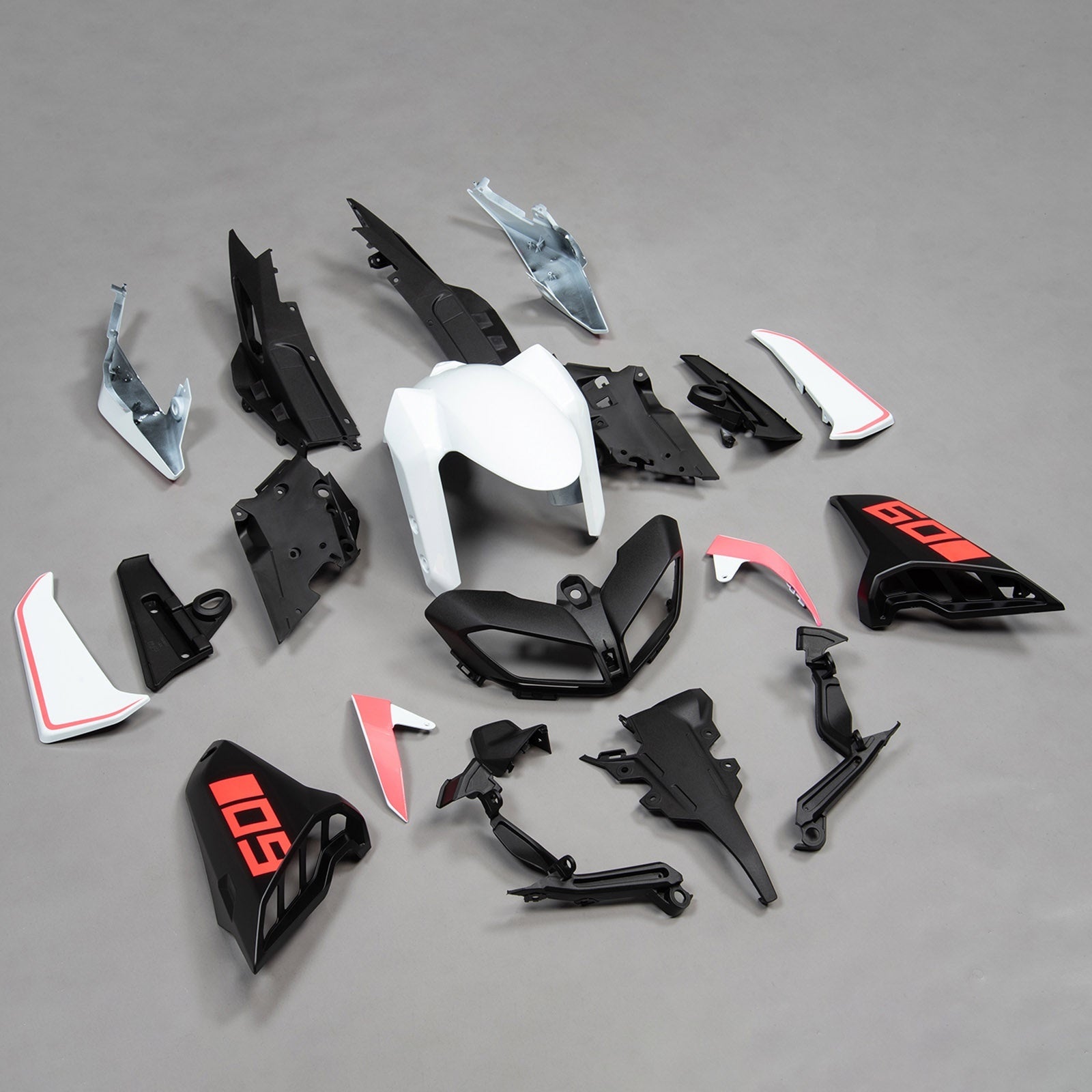 Carénage de carrosserie en plastique ABS 'injection Amotopart pour Yamaha MT-09 2017-2020 générique