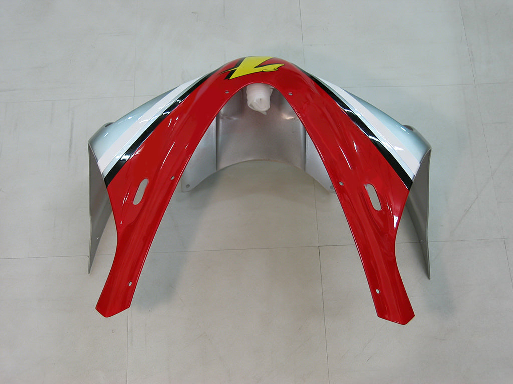 Carenados Amotopart 1998-1999 Yamaha YZF-R1 Rojo Plata No.7 Fortuna Genérico