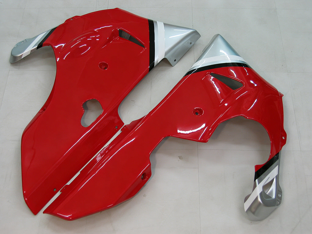 Carenados Amotopart 1998-1999 Yamaha YZF-R1 Rojo Plata No.7 Fortuna Genérico