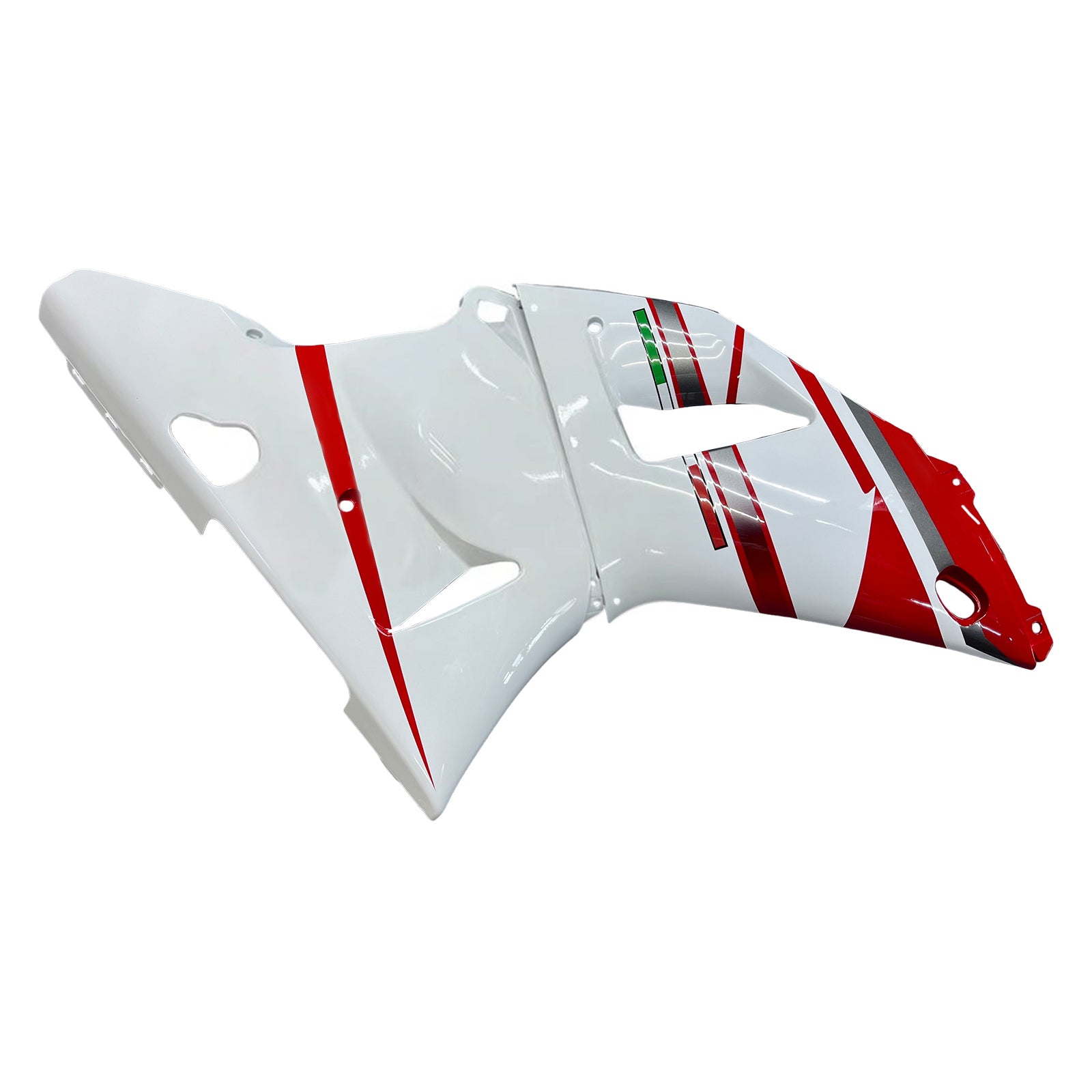 Carénages Amotopart 1998-1999 Yamaha YZF-R1 Rouge Blanc No.46 FIAT R1 Generic