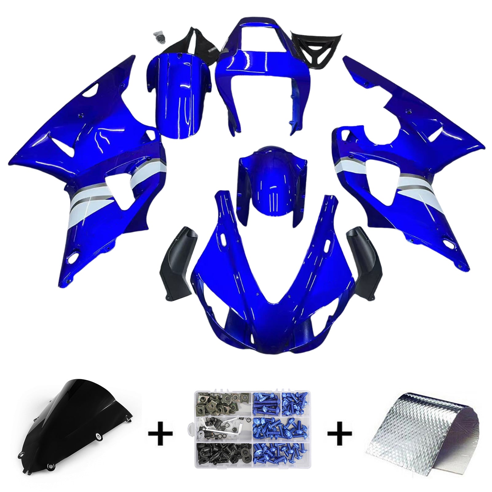 Zestaw owiewek Amotopart do Yamaha YZF-R1 YZF R1 1998-1999 ogólny