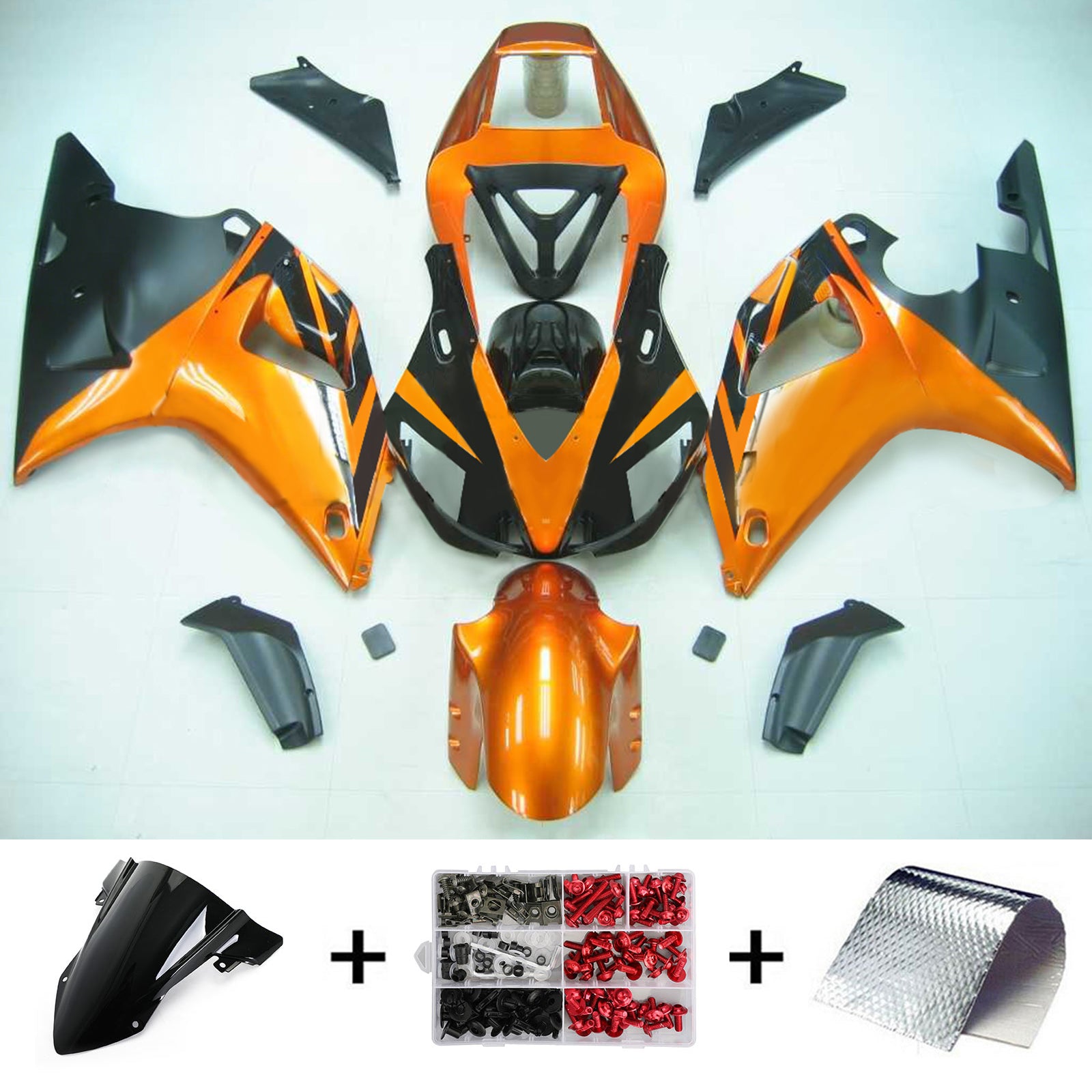 Kit de carénage Amotopart pour Yamaha YZF 1000 R1 1998-1999 Générique