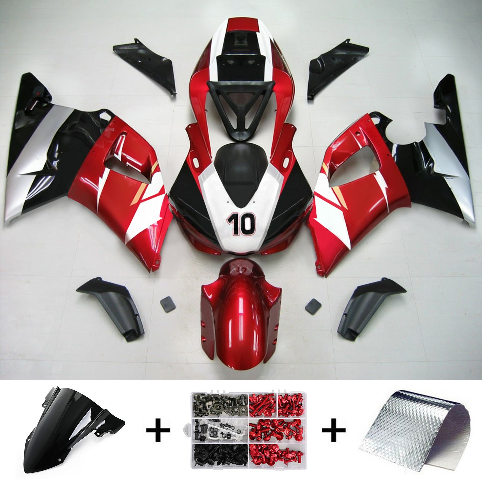 Kit de carénage Amotopart pour Yamaha YZF 1000 R1 1998-1999 Générique