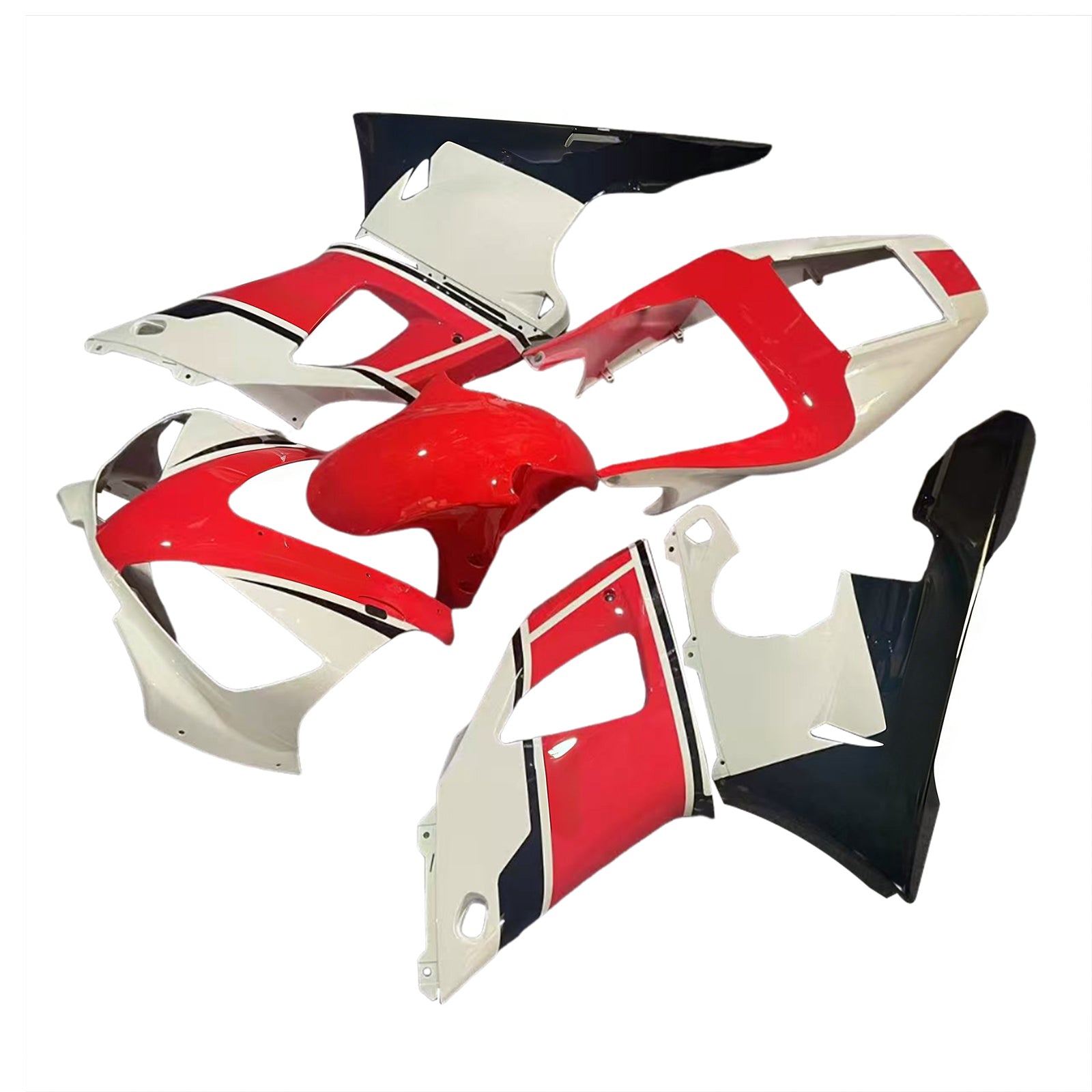Amotopart Yamaha YZF 1000 R1 1998-1999 Kit carena carrozzeria in plastica ABS