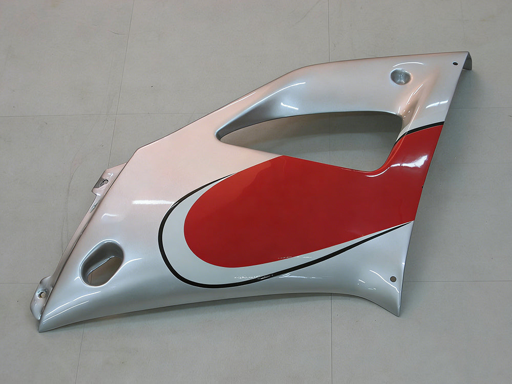 Amotopart Carénages 2000-2001 Yamaha YZF-R1 Argent Rouge Fortuna Generic