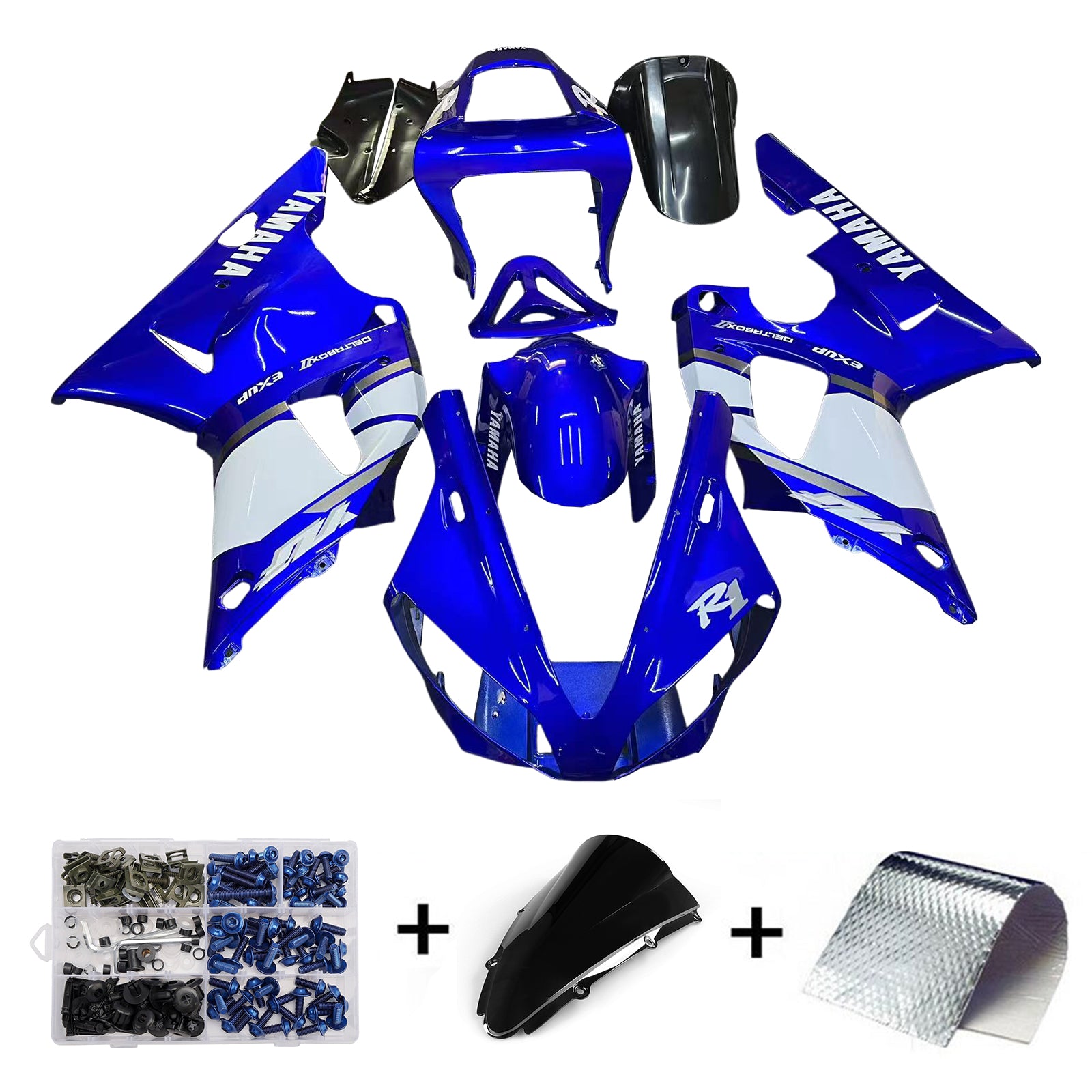 2000-2001 Yamaha YZF 1000 R1 -sarja ABS-muovikehon injektiosta