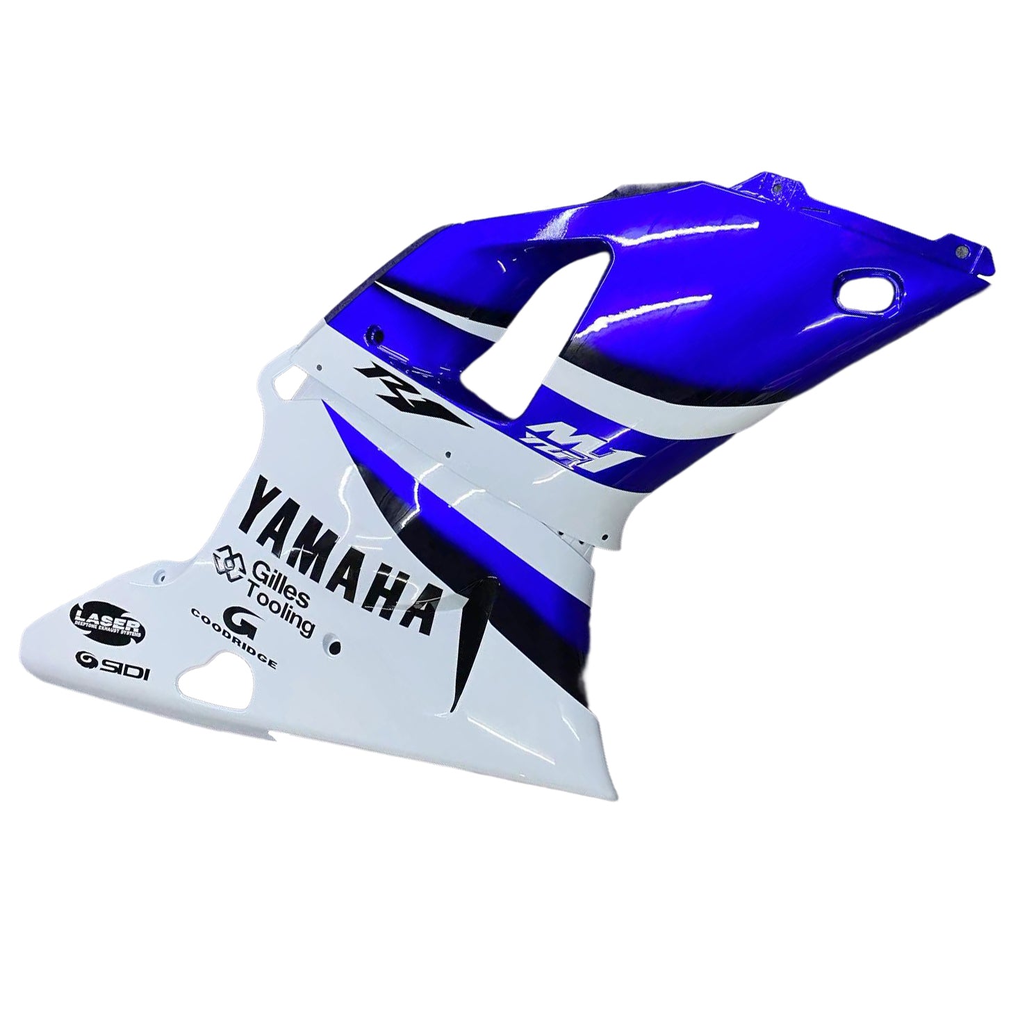 Amotopart Carénages 2000-2001 Yamaha YZF-R1 Bleu &amp; Blanc R1 Generic