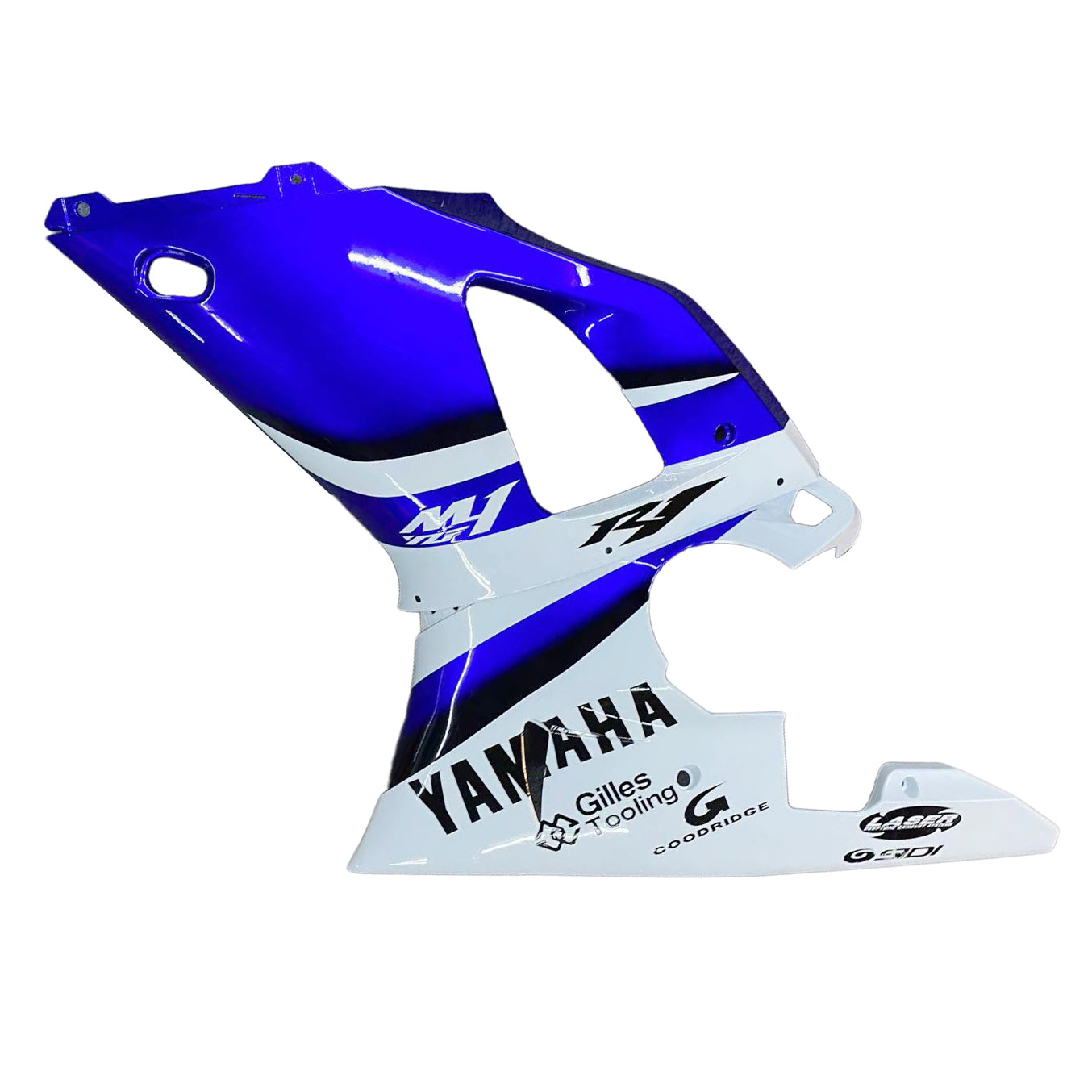 Amotopart Carénages 2000-2001 Yamaha YZF-R1 Bleu &amp; Blanc R1 Generic